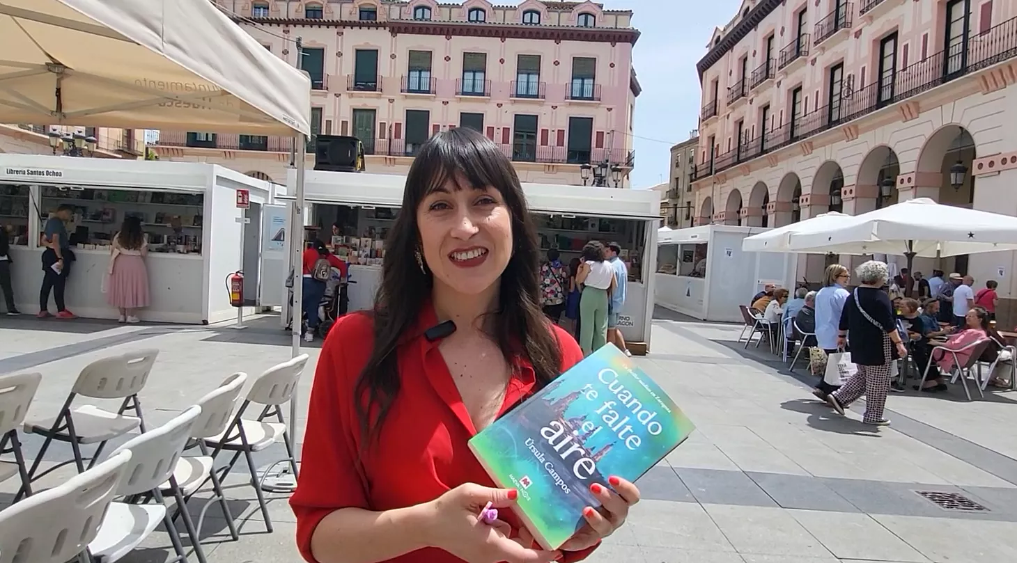 Úrsula Campos ha presentado "Cuando te falte el aire". Foto Mercedes Manterola