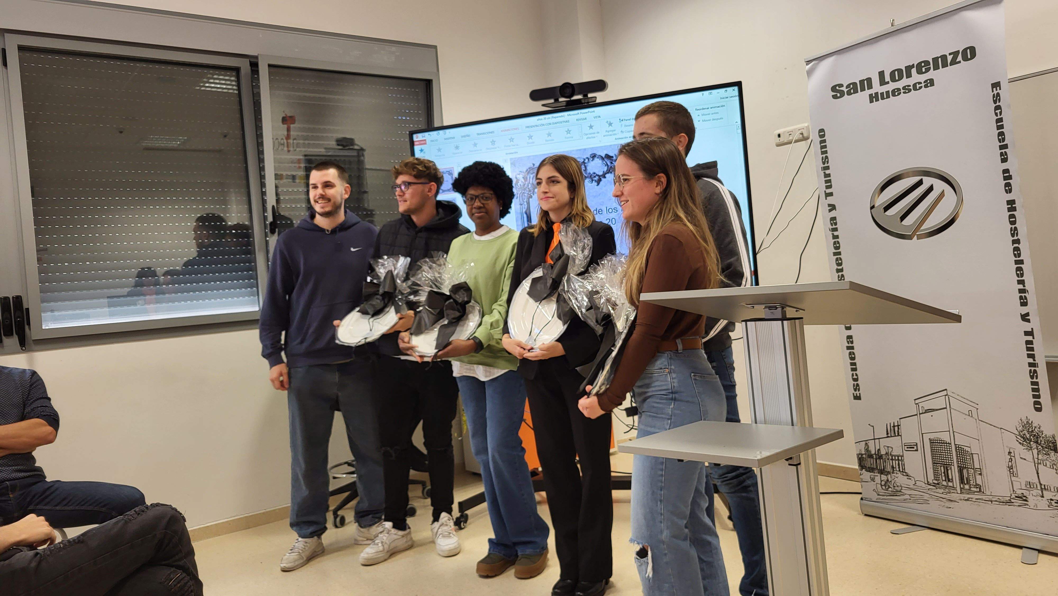 Entrega de los premios de las semanas gastronómicas de la Escuela de Hostelería y Turismo IES San Lorenzo