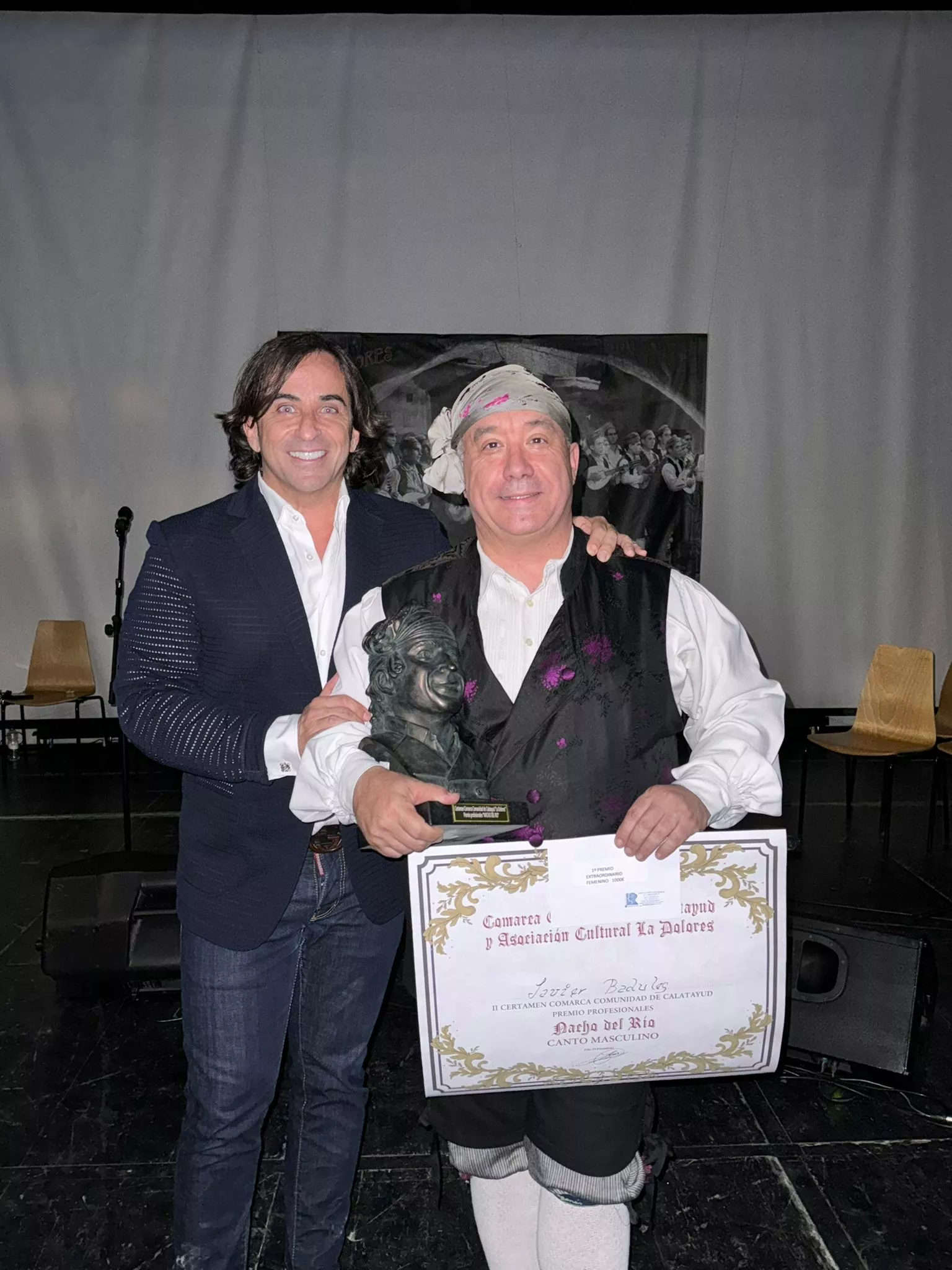 Javier Badules con Nacho del Río Javier Badules con Nacho del Río