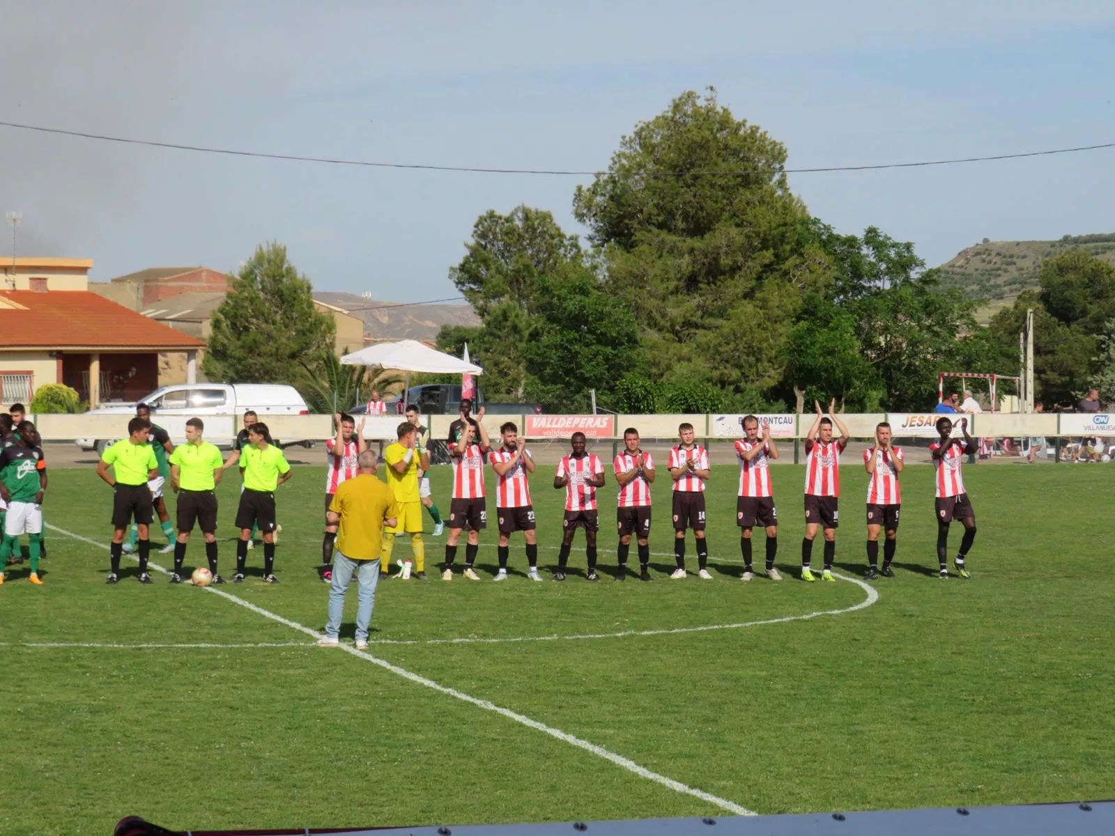 Ontiñena celebra el pase a la final del Cuarte: jugará Copa o ascenderá a Tercera