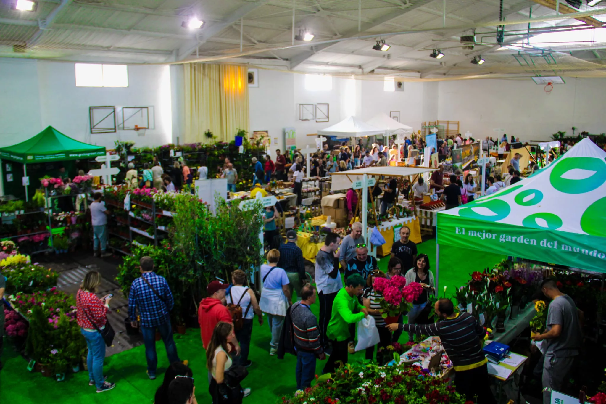 Feria de la Primavera de Biescas en la última edición. Feria de la Primavera de Biescas en la última edición.