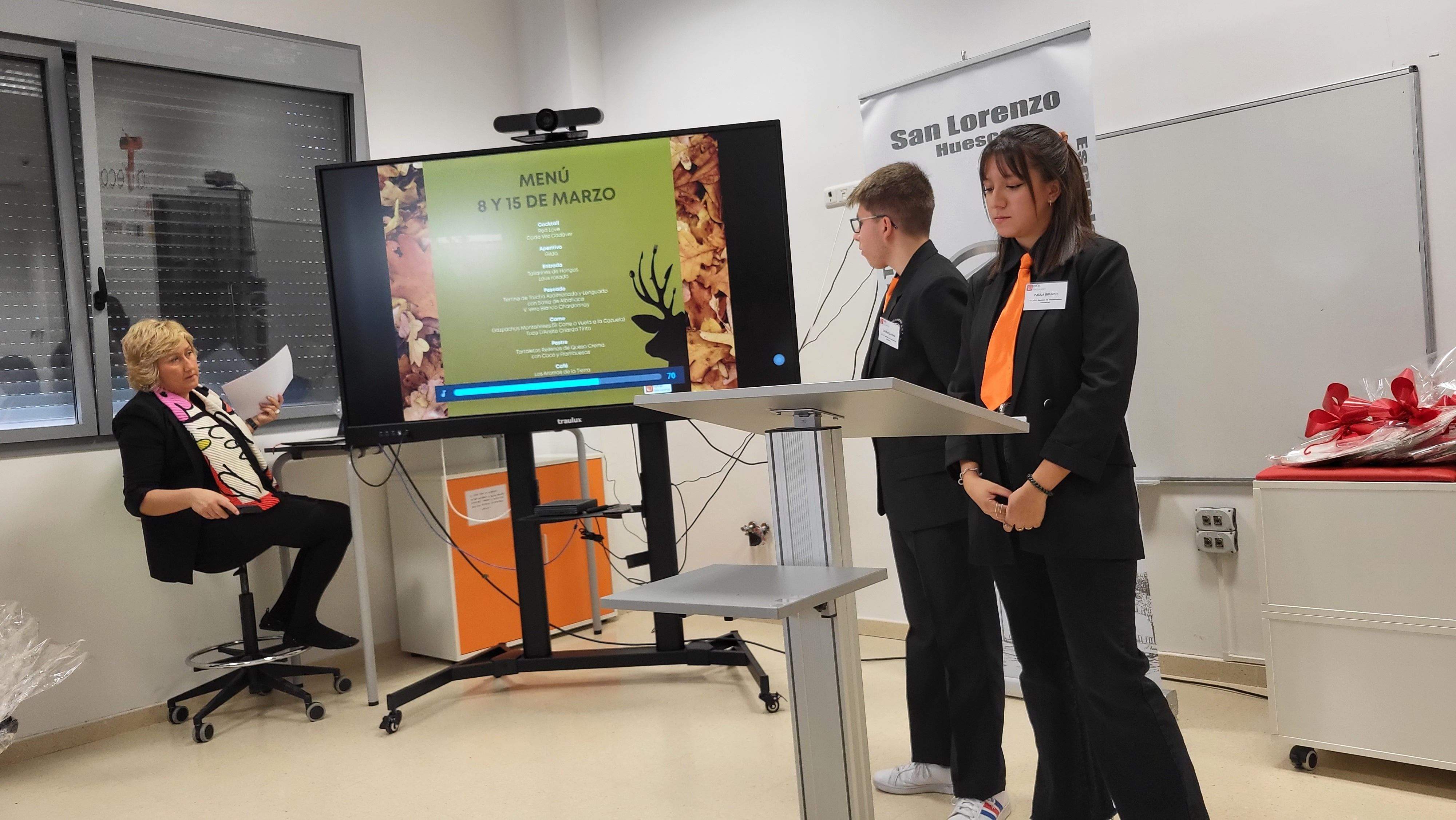 Entrega de los premios de las semanas gastronómicas de la Escuela de Hostelería y Turismo IES San Lorenzo