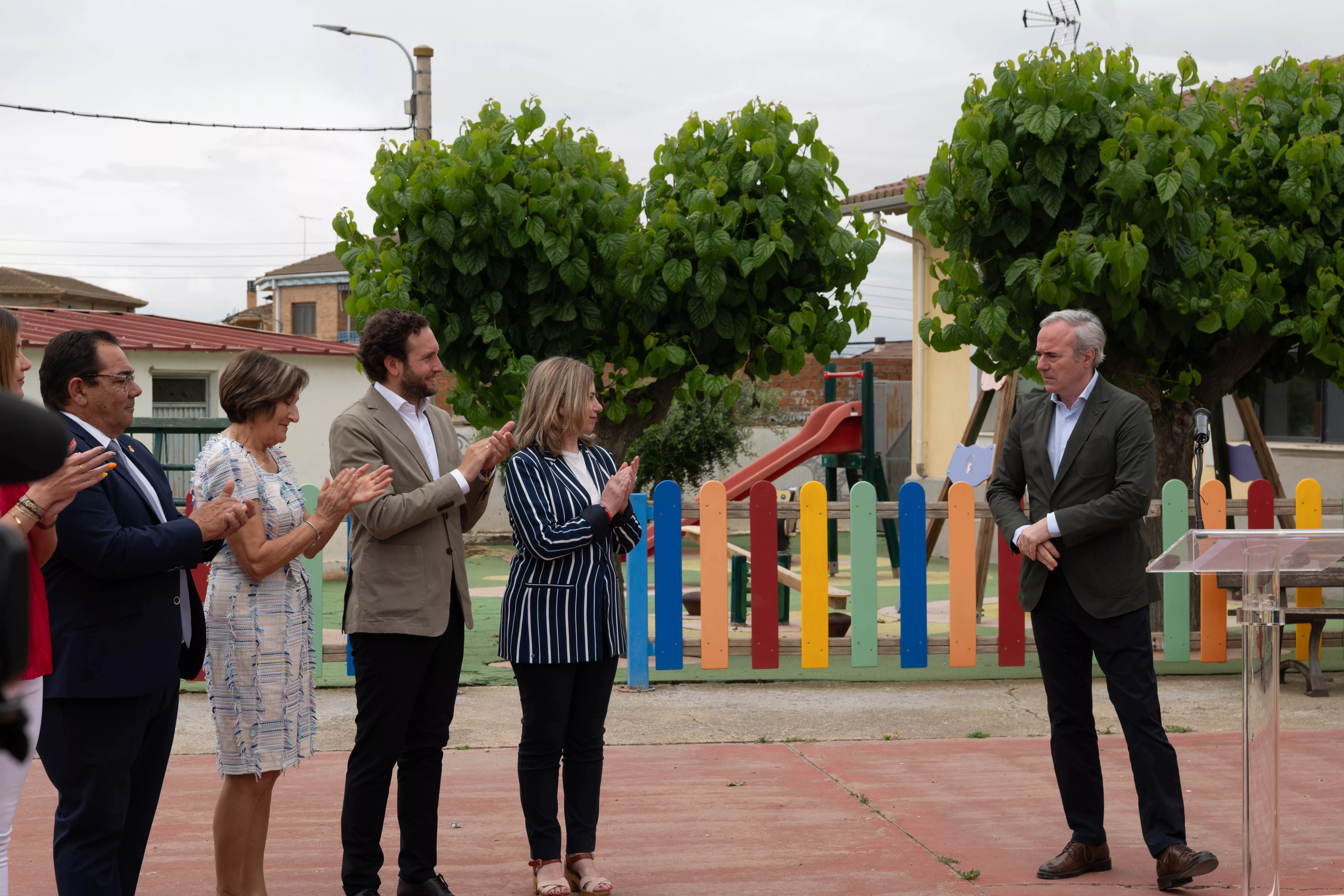 Presentación del plan de escuelas rurales de DGA y DPH. Foto Fabián Simón