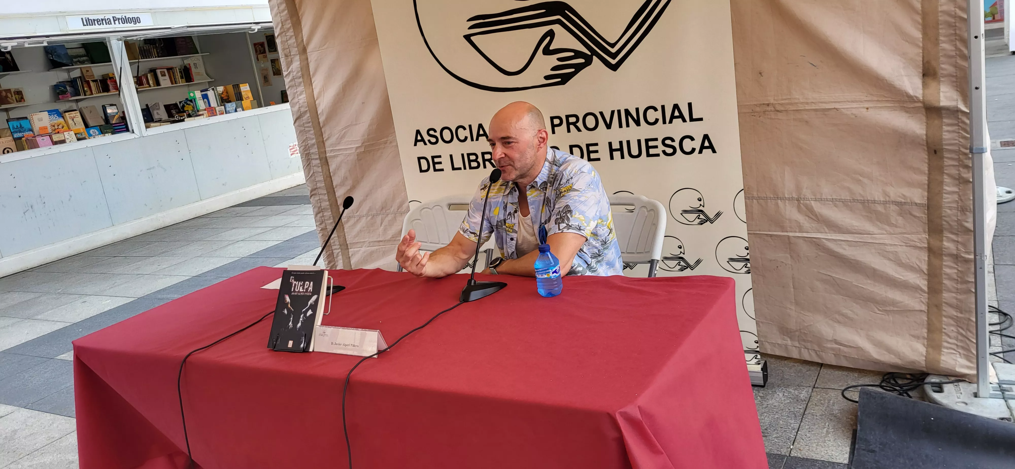 Javier Alperi ha presentado "El Tulpa". Foto Mercedes Manterola