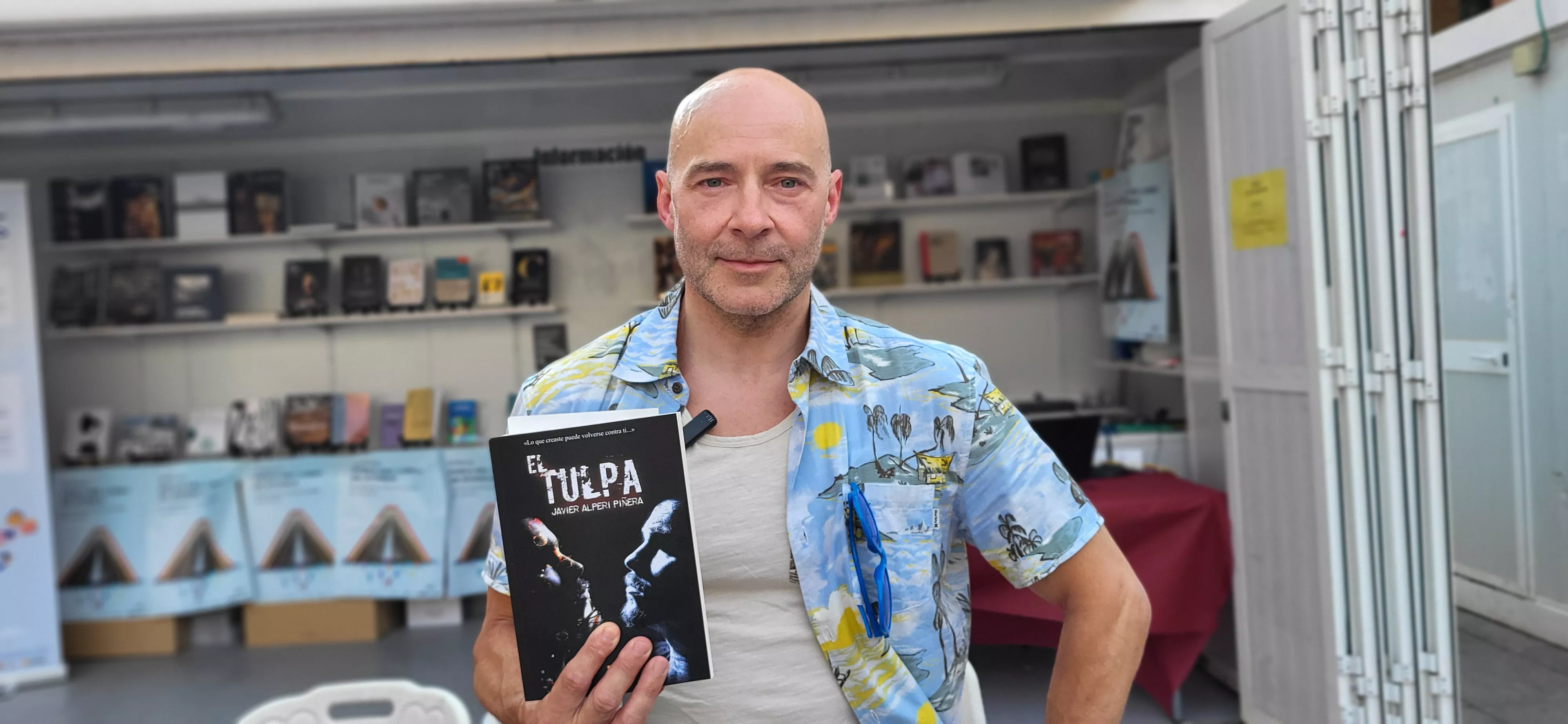 Javier Alperi ha presentado "El Tulpa". Foto Mercedes Manterola
