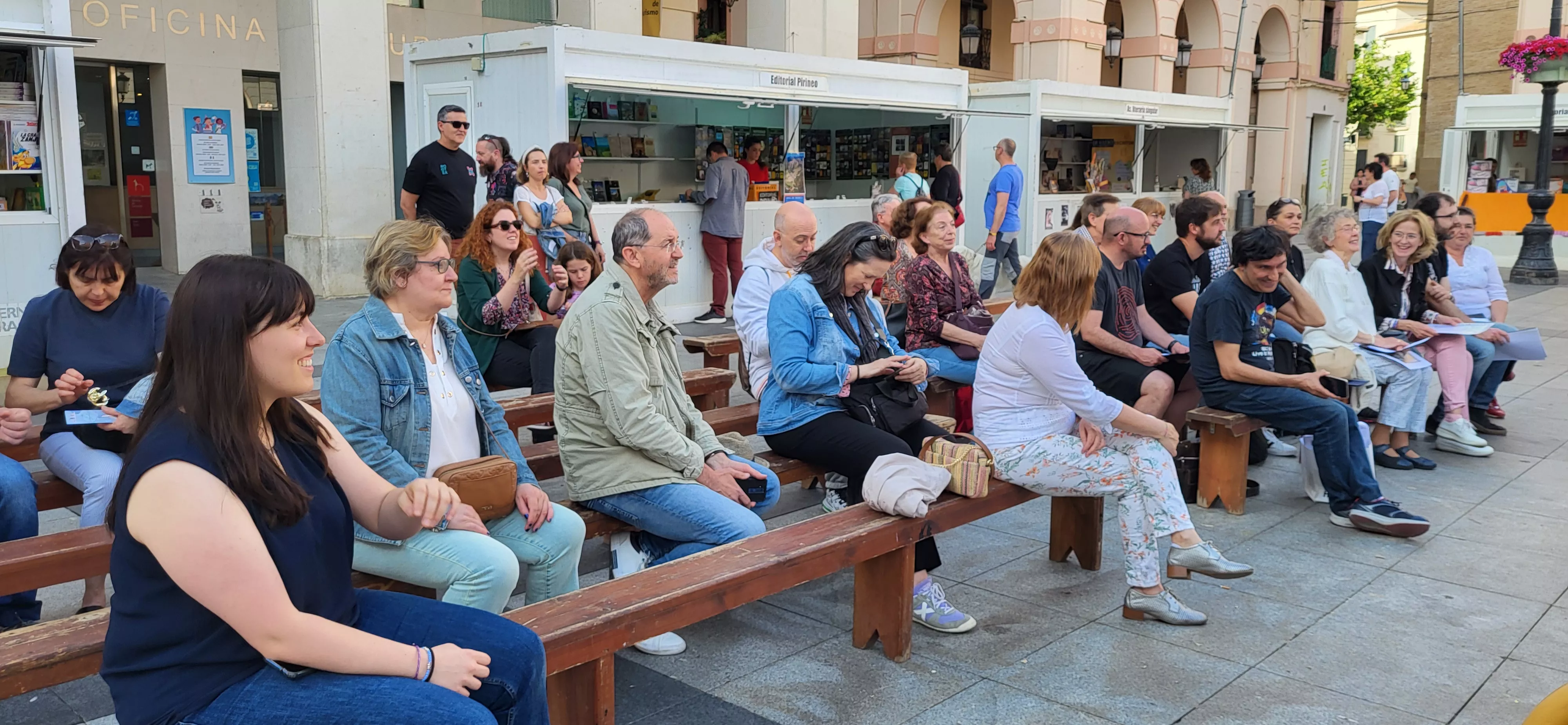Recital del grupo de creación poética de las Bibliotecas Municipales. Foto Mercedes Manterola