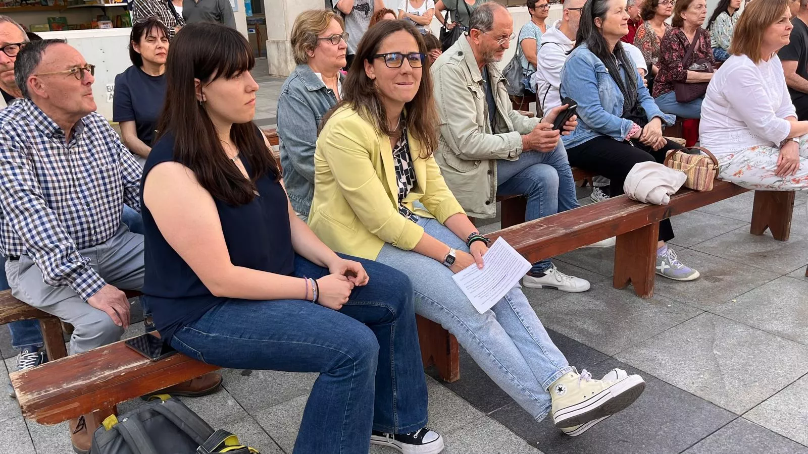 Recital del grupo de creación poética de las Bibliotecas Municipales. Foto Mercedes Manterola