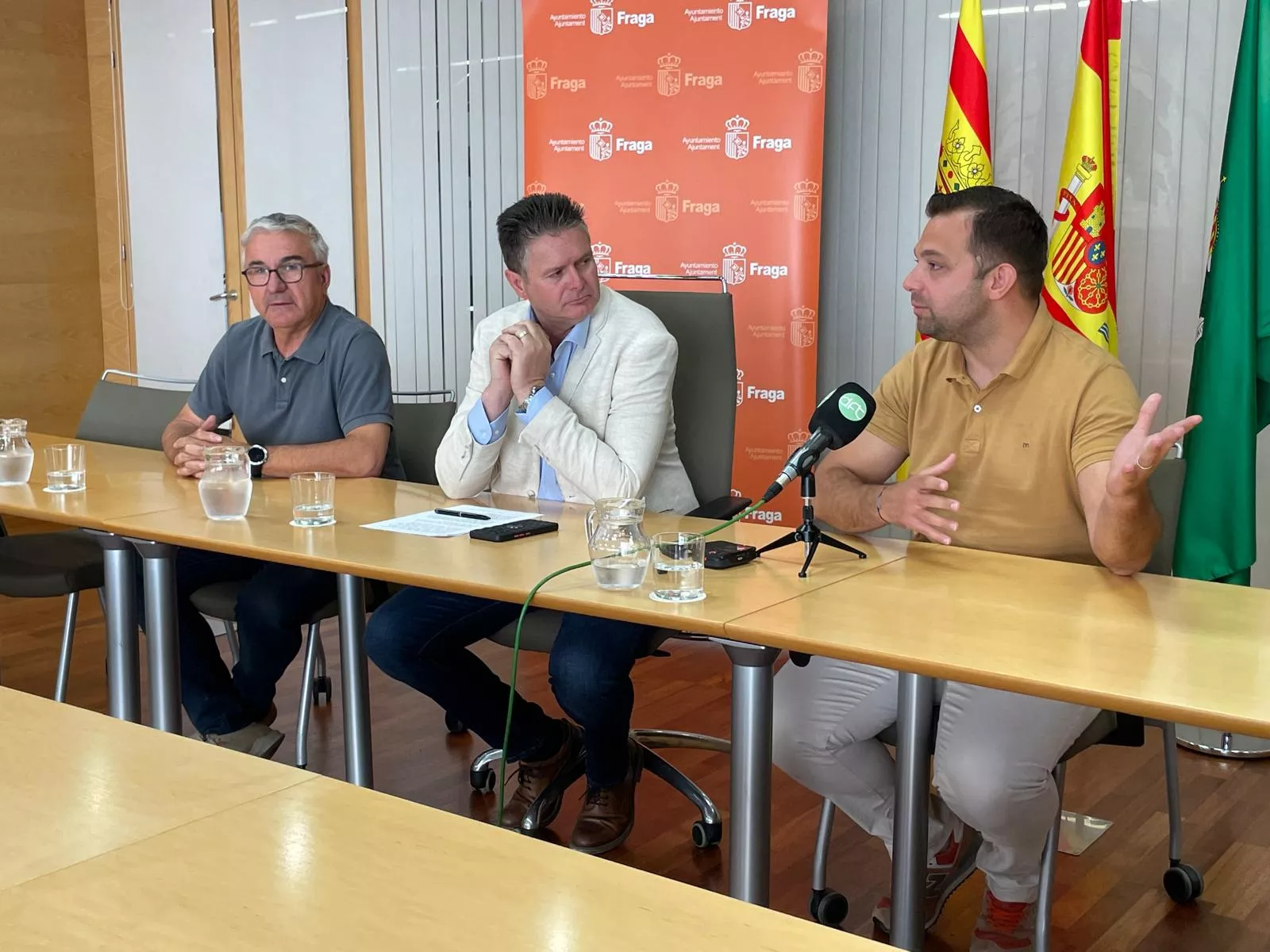 Presentación de la marcha atlética, novedad en el VIII Meeting Ciudad de Fraga.