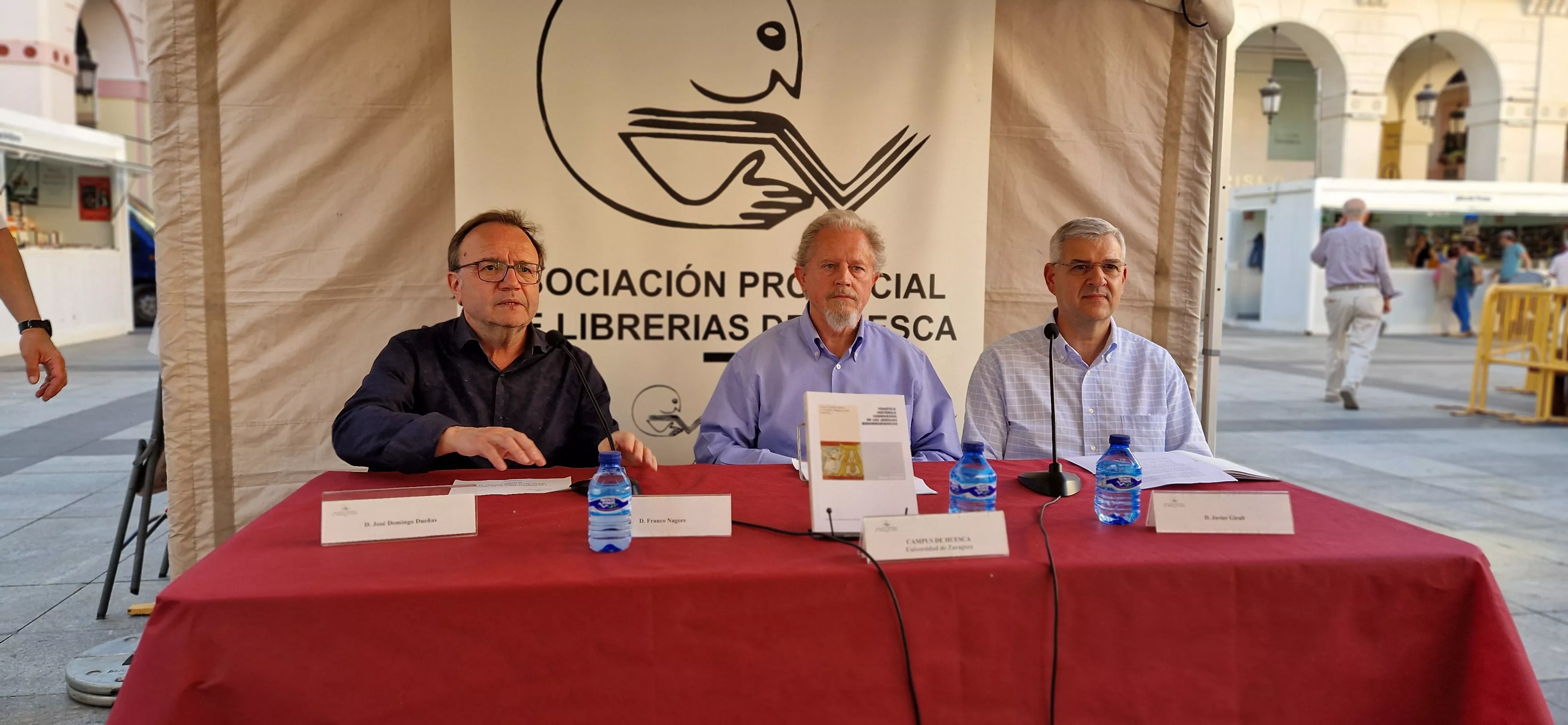 José Domingo Dueñas, Francho Nagore y Javier Giralt. Foto Myriam Martínez