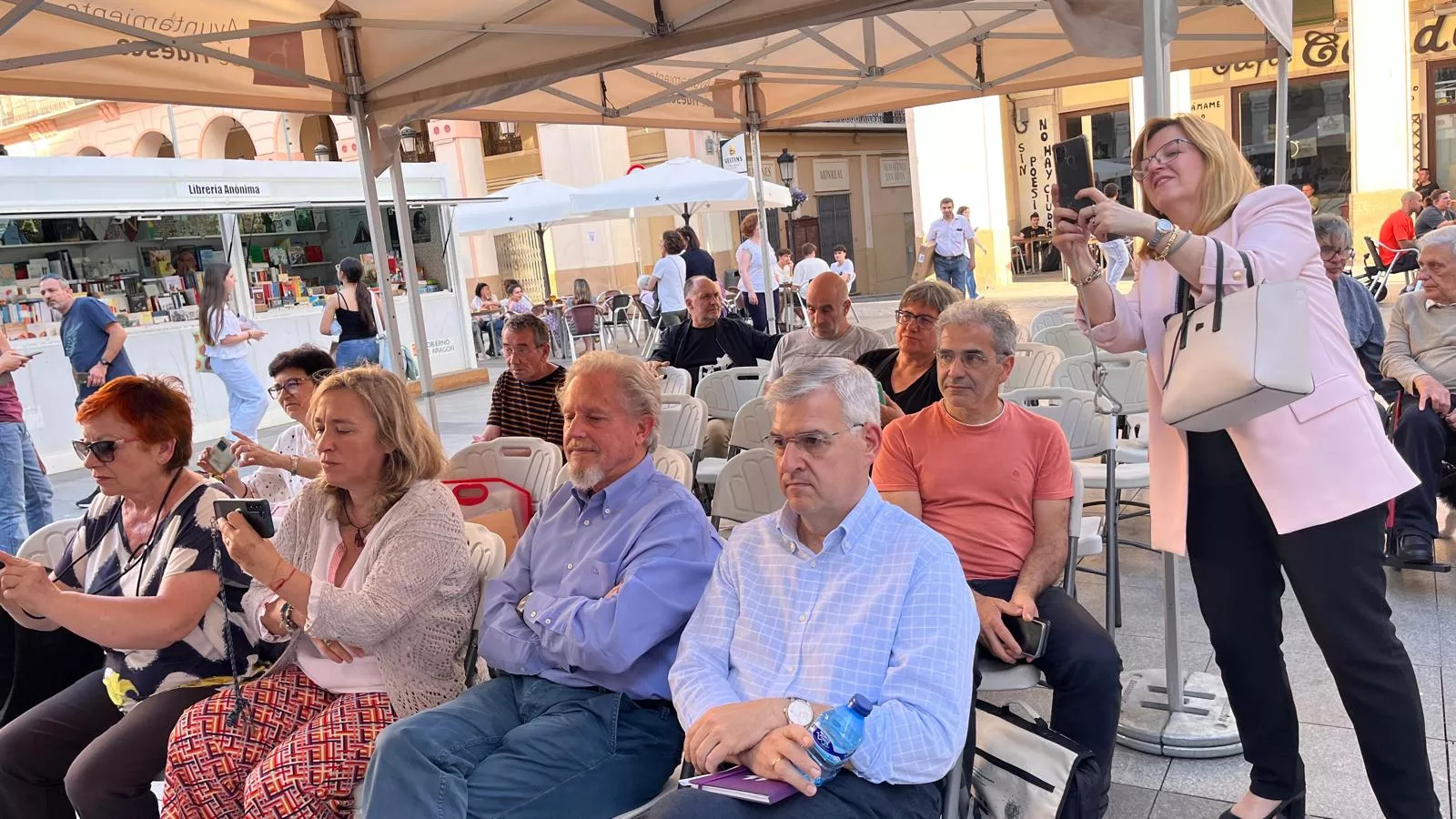 Presentación de Carlos González, María José Girón y Sandra Araguás. Foto Mercedes Manterola