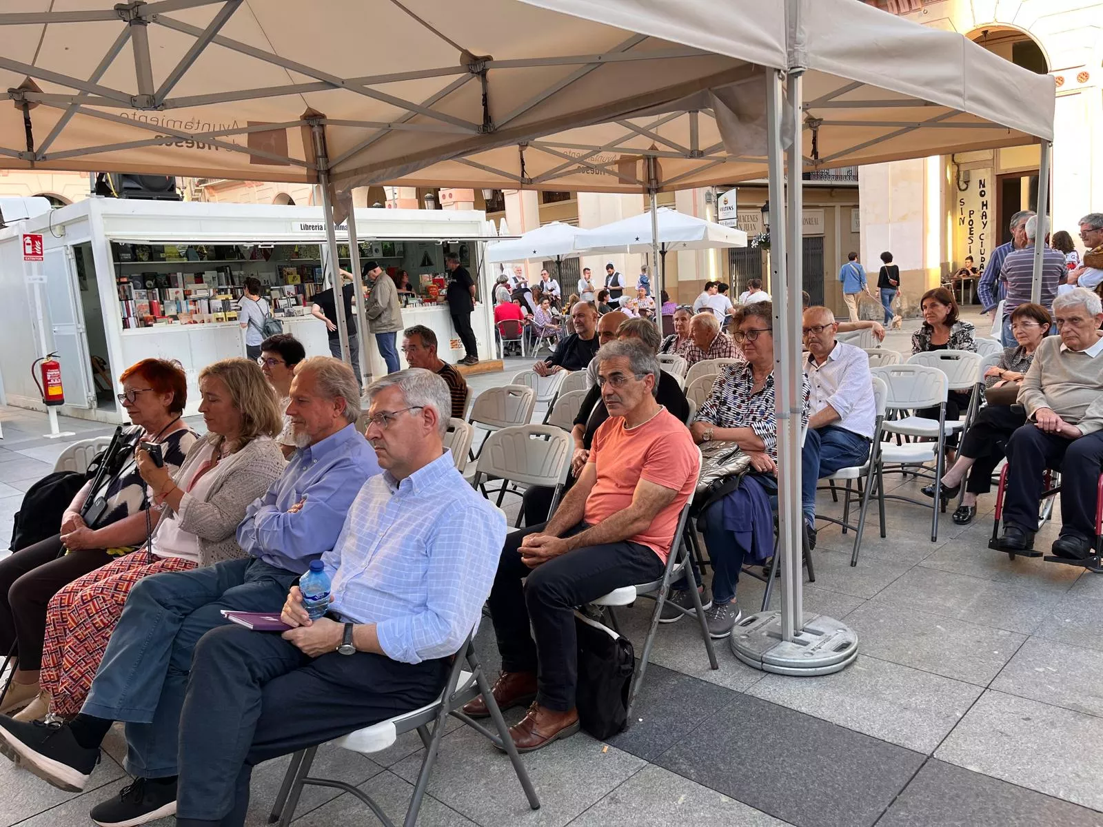 Presentación de Carlos González, María José Girón y Sandra Araguás. Foto Mercedes Manterola
