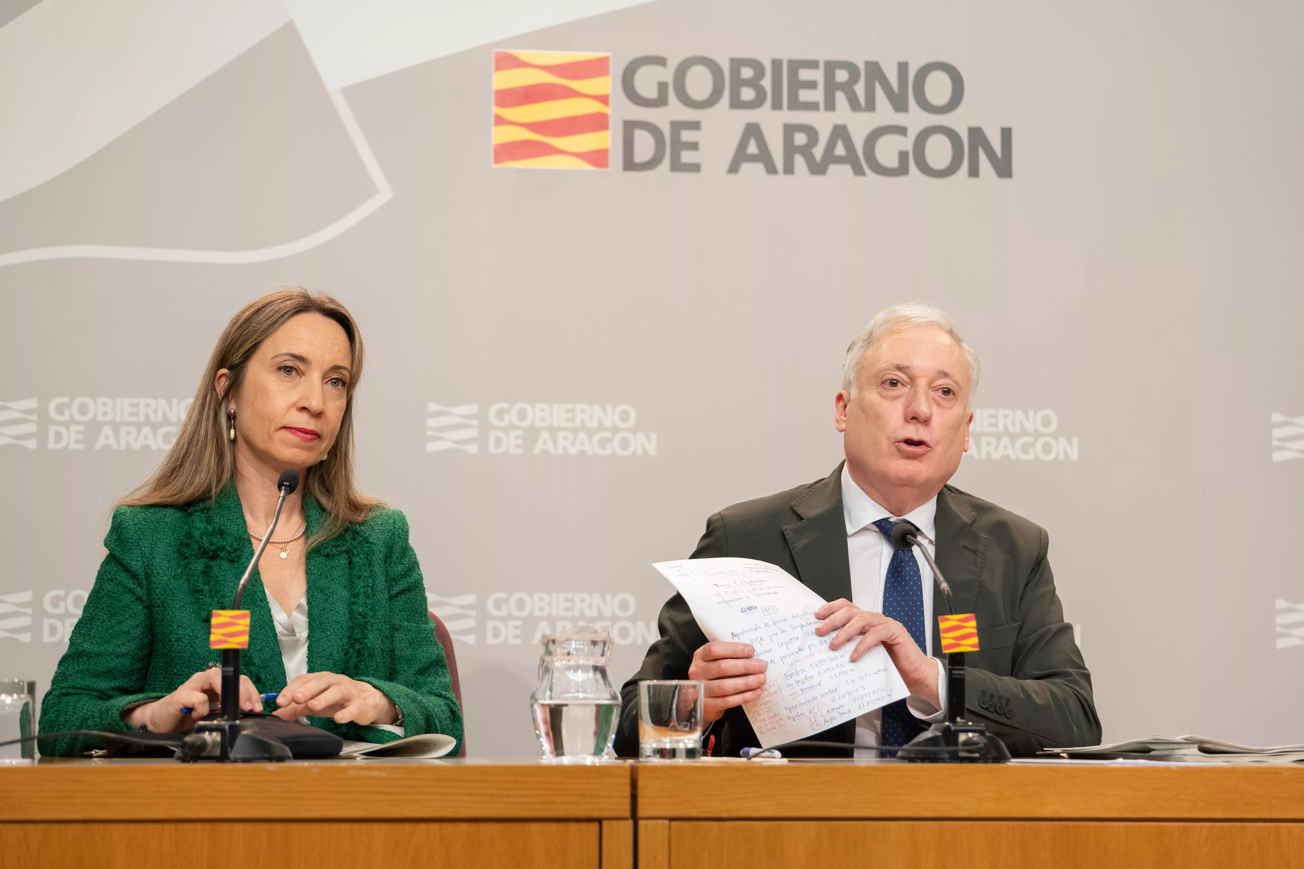 Raquel Campos y Octavio López han anunciado la aprobación del Piga para la plataforma logística de Tamarite de Litera.
