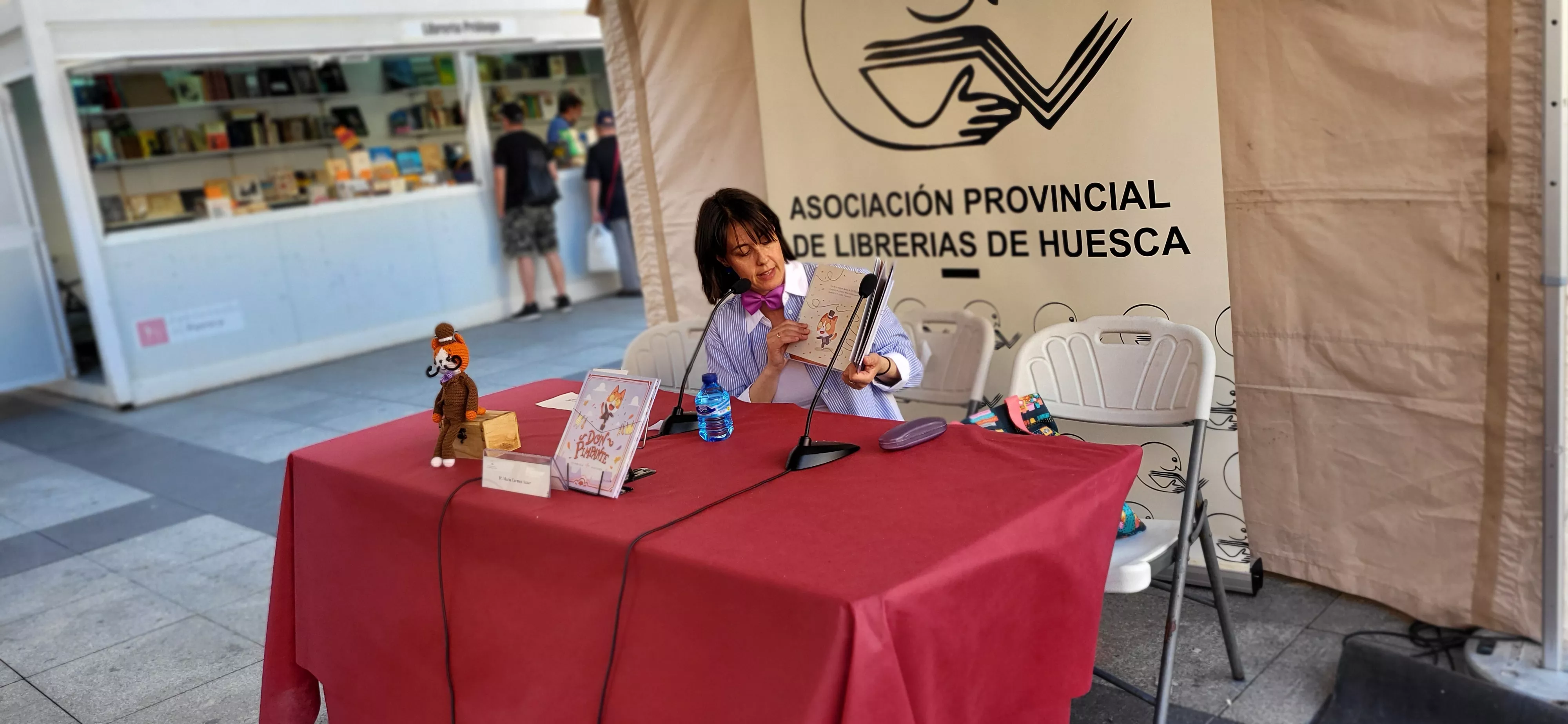 María Carmen Aznar en la presentación de "Don Pimpante". Foto Mercedes Manterola