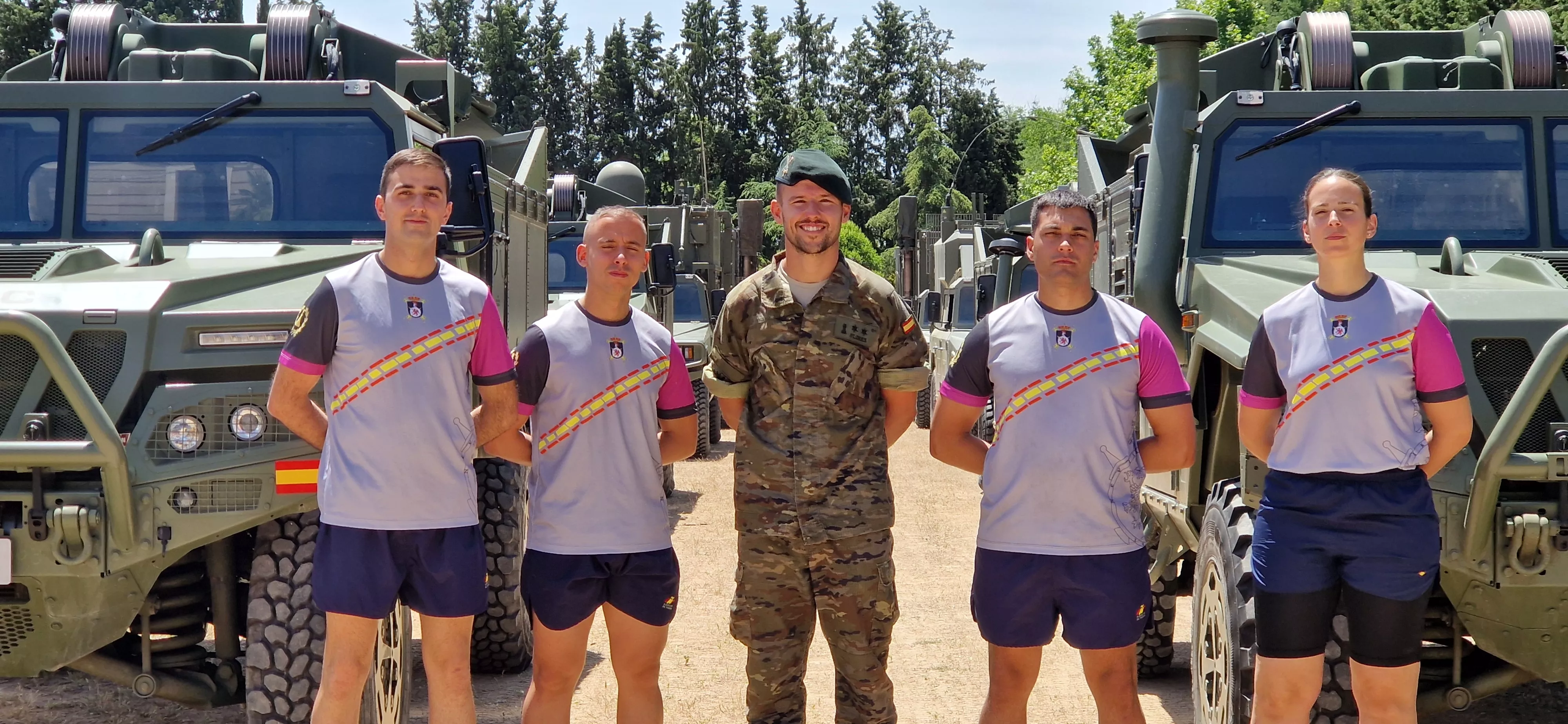 Preparativos de la carrera La Sertoriana. Foto Myriam Martínez