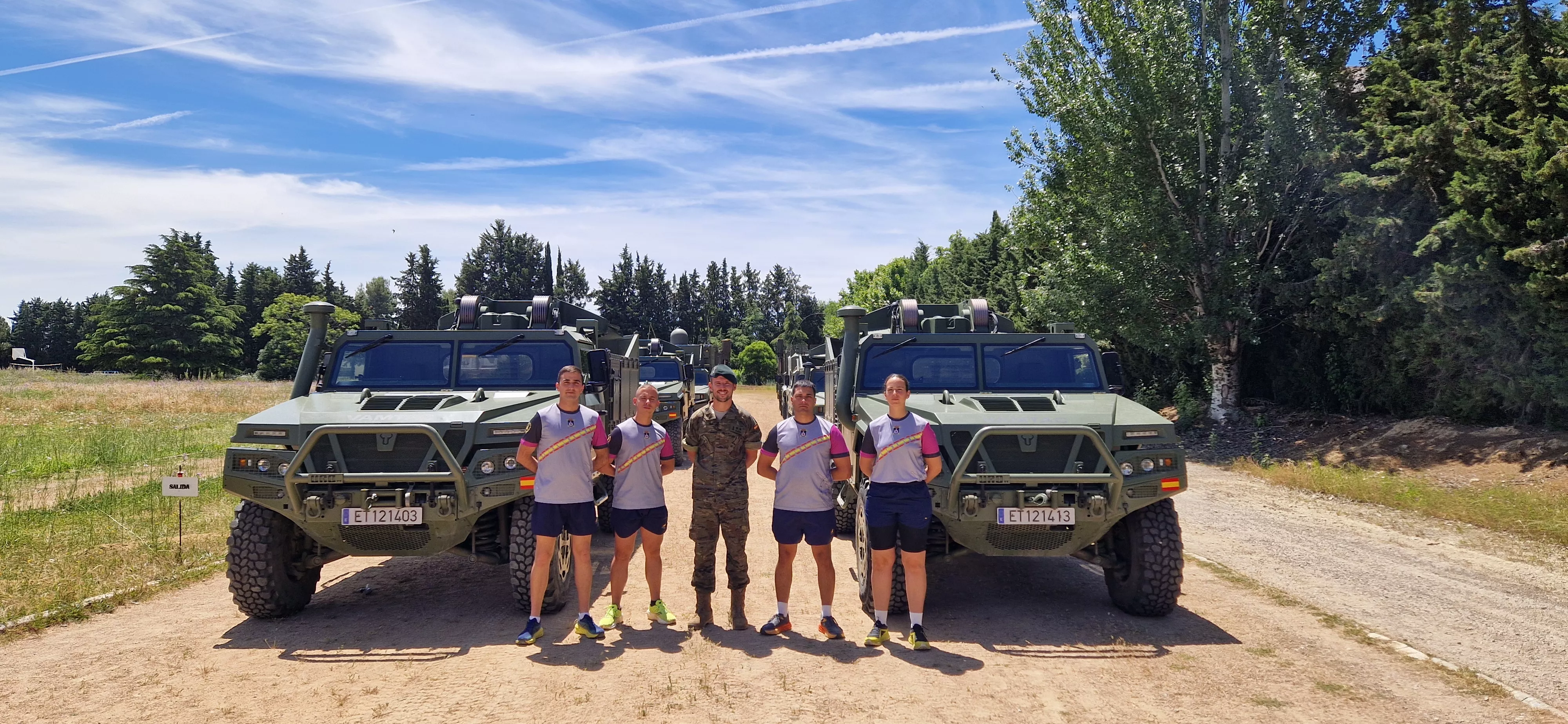 Preparativos de la carrera La Sertoriana. Foto Myriam Martínez