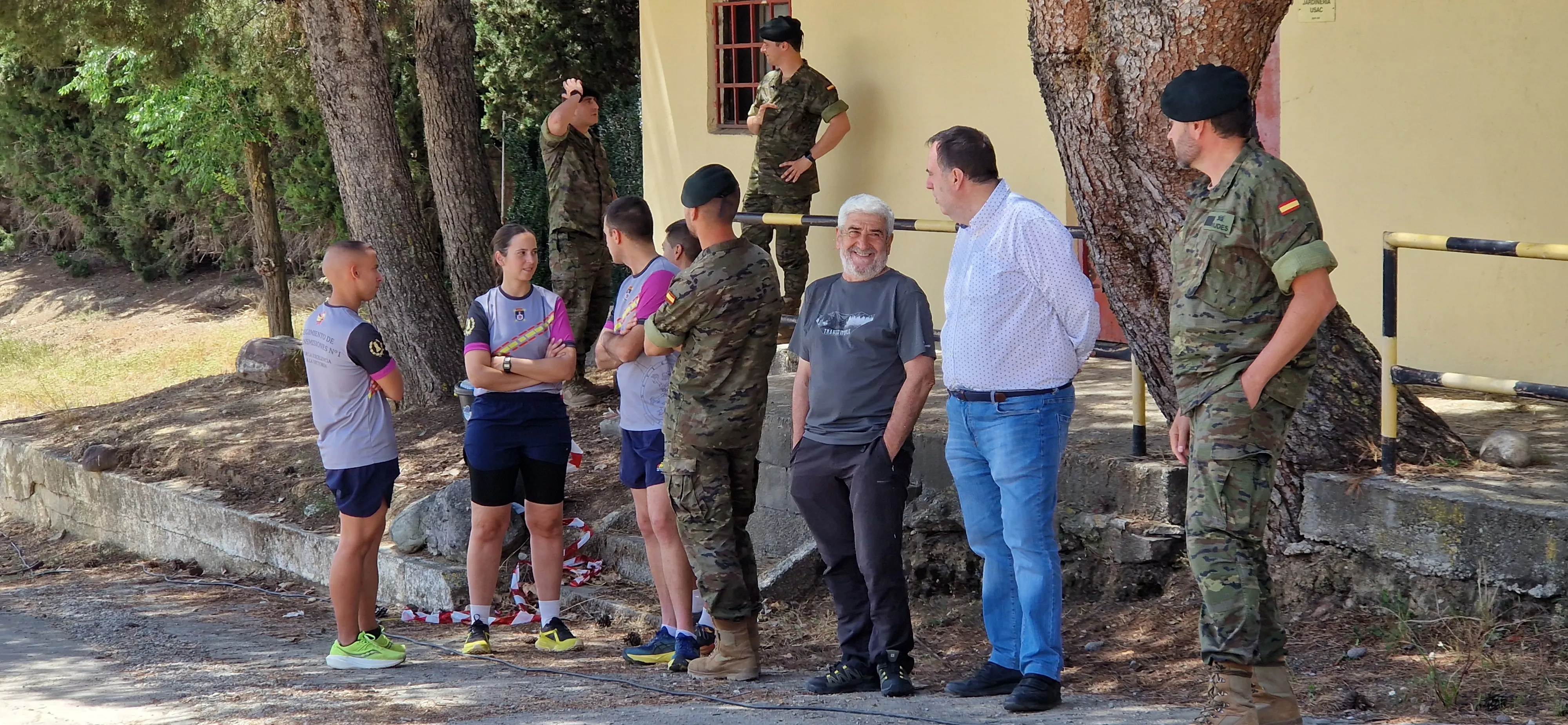 Preparativos de la carrera La Sertoriana. Foto Myriam Martínez