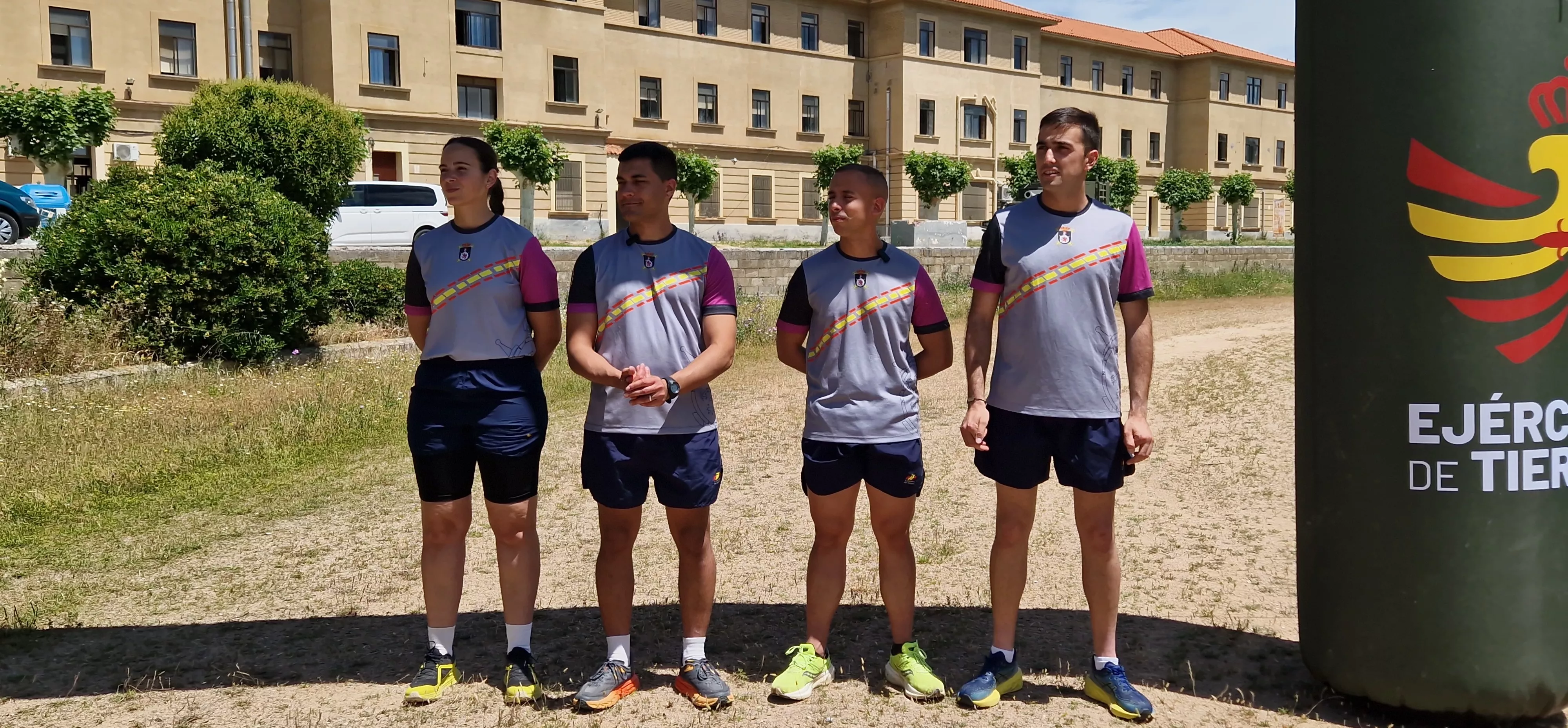 Preparativos de la carrera La Sertoriana. Foto Myriam Martínez