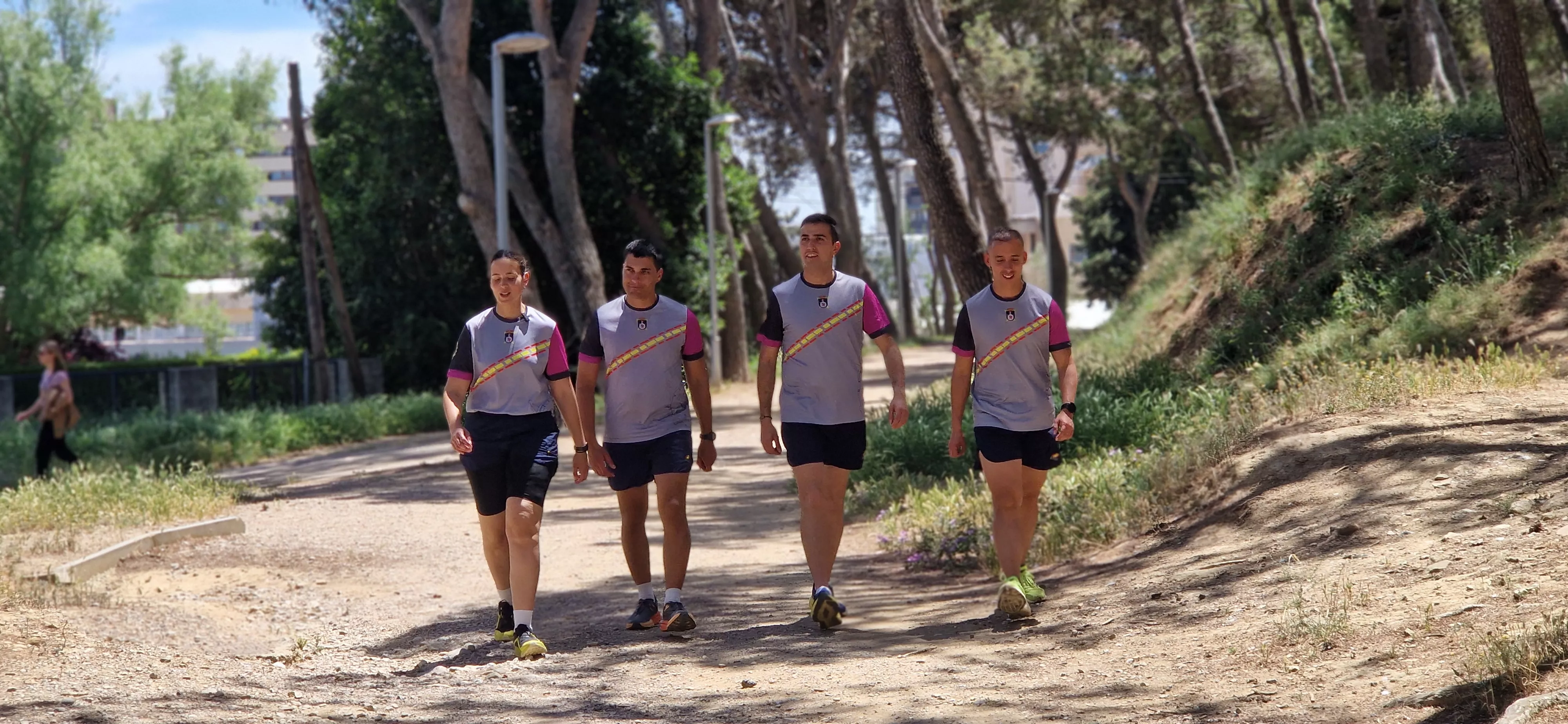 Preparativos de la carrera La Sertoriana. Foto Myriam Martínez