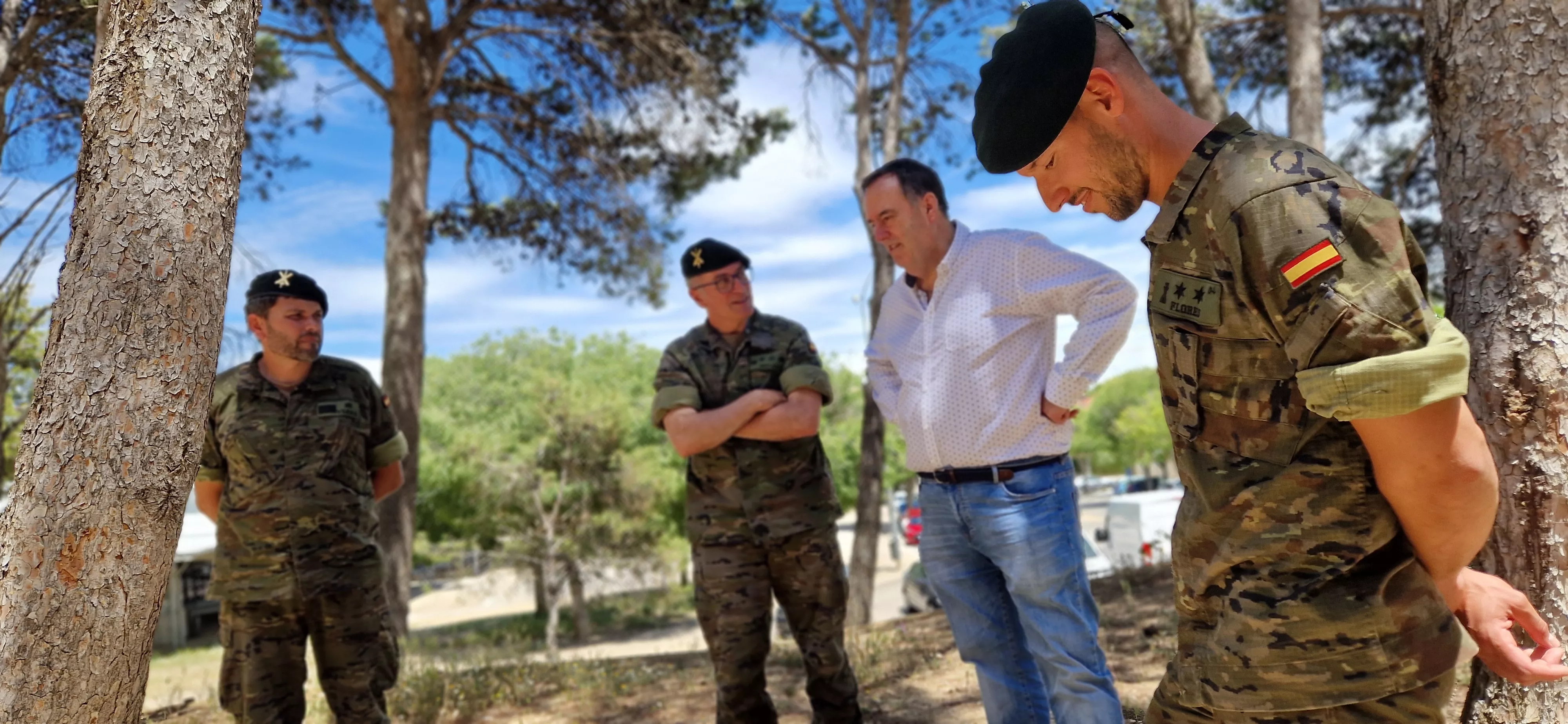 Preparativos de la carrera La Sertoriana. Foto Myriam Martínez