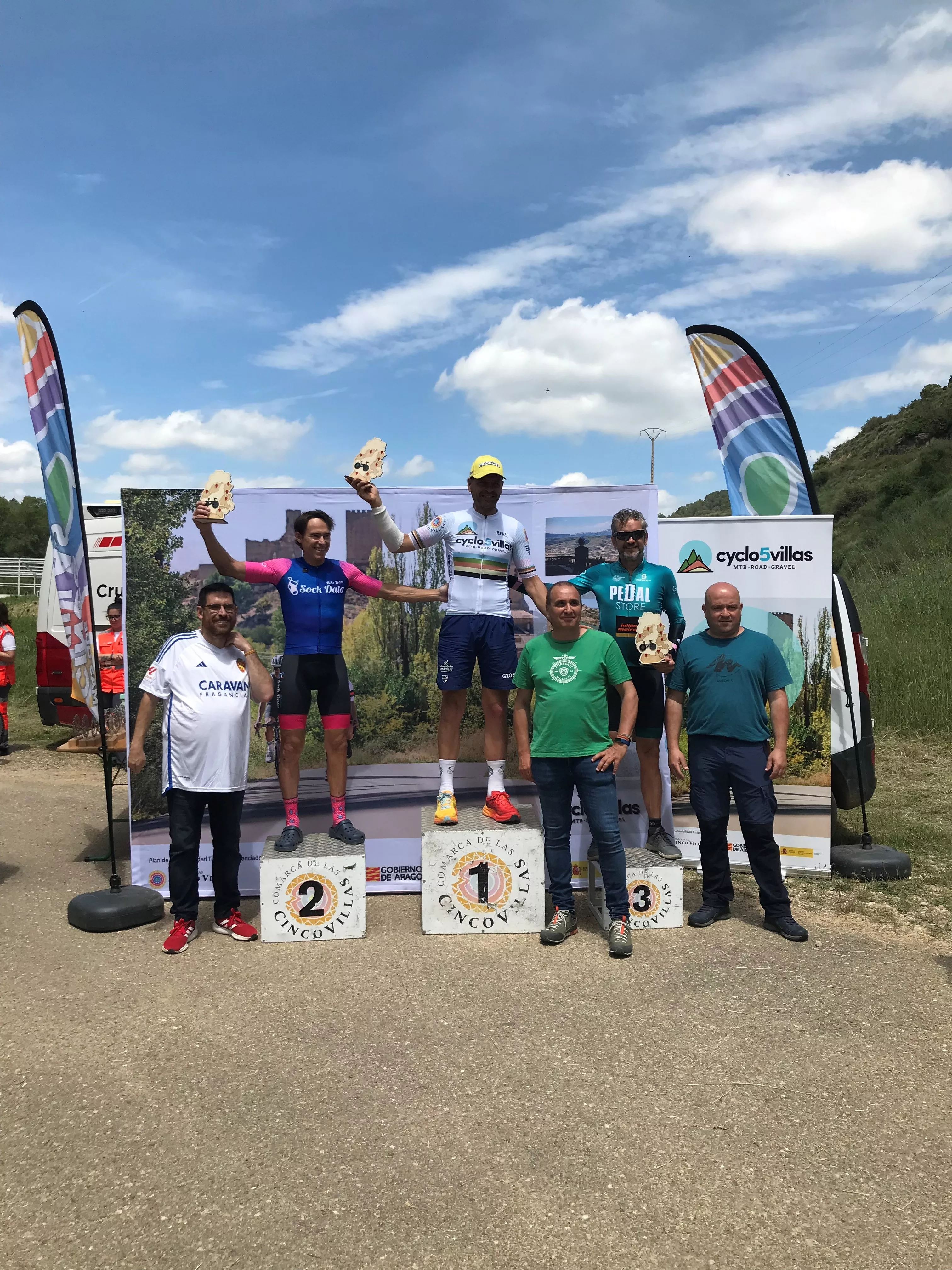 Podio M50 Open con Toño tercero