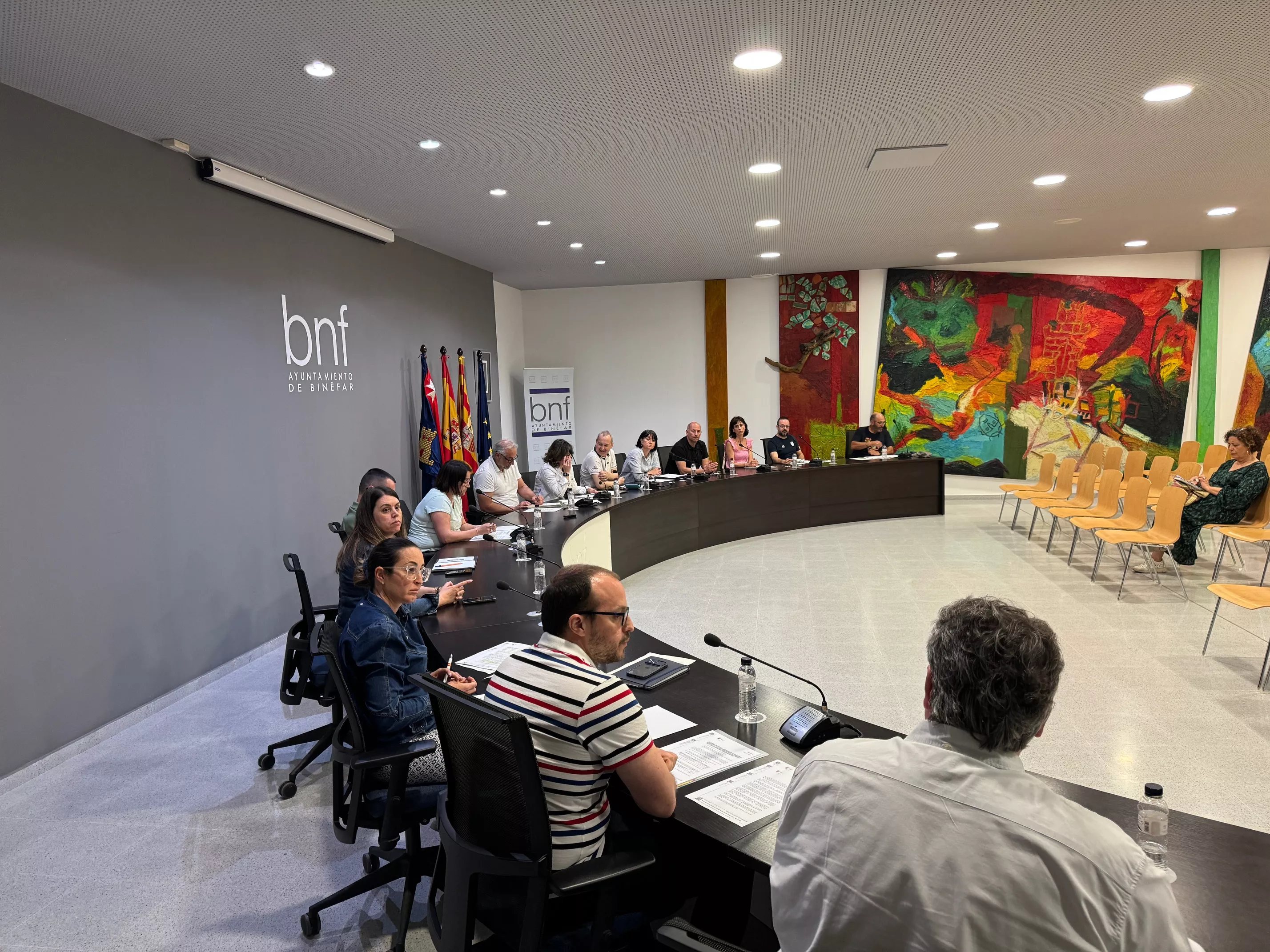 Pleno del Ayuntamiento de Binéfar