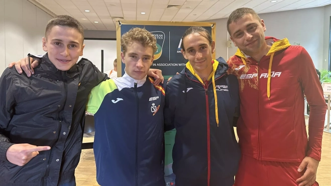 El cuarteto español con Dani Osanz a la derecha. El cuarteto español con Dani Osanz a la derecha.