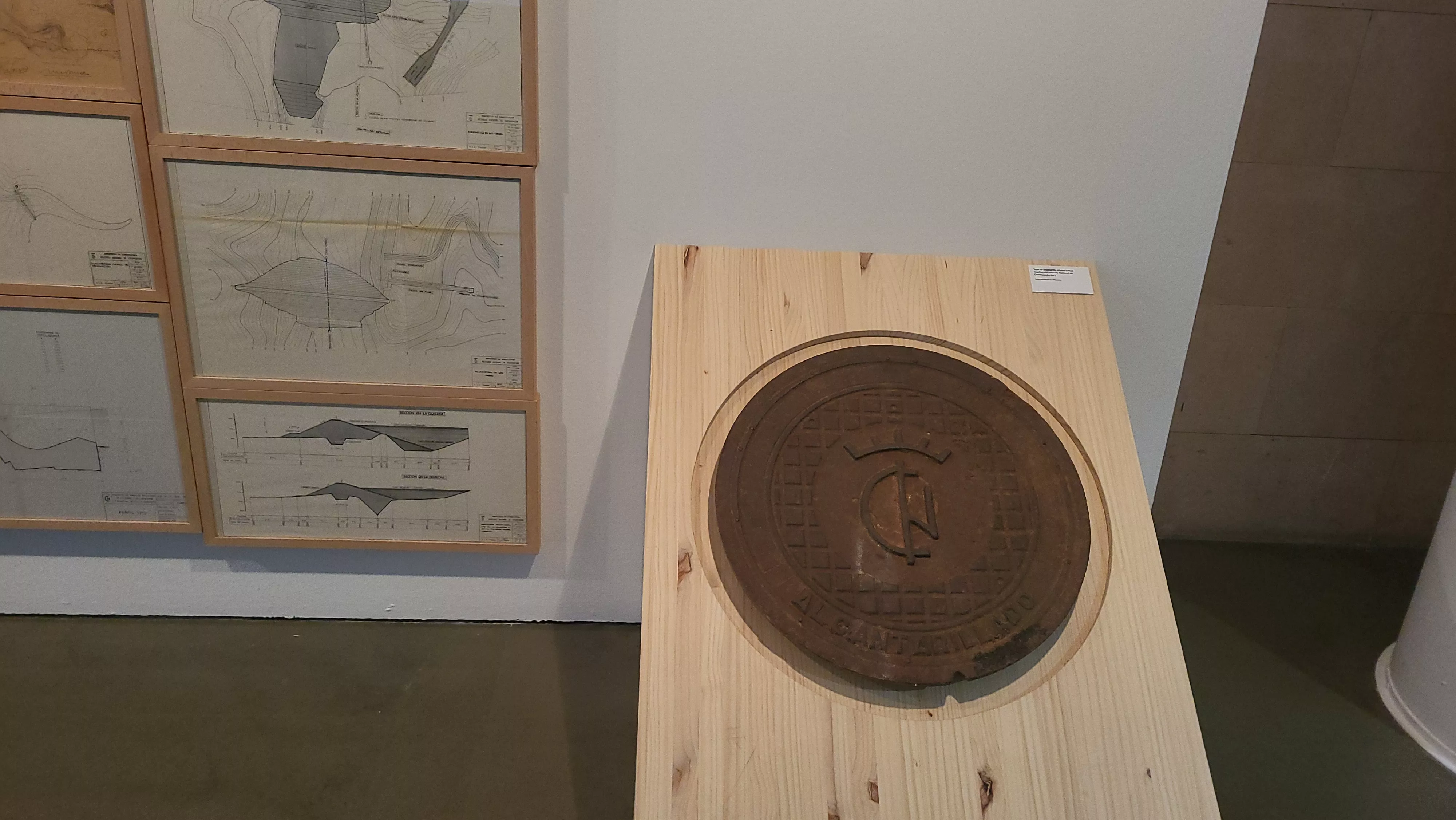 Exposición "Pueblos de colonización. Miradas a un paisaje inventado" en la DPH. Foto Mercedes Manterola