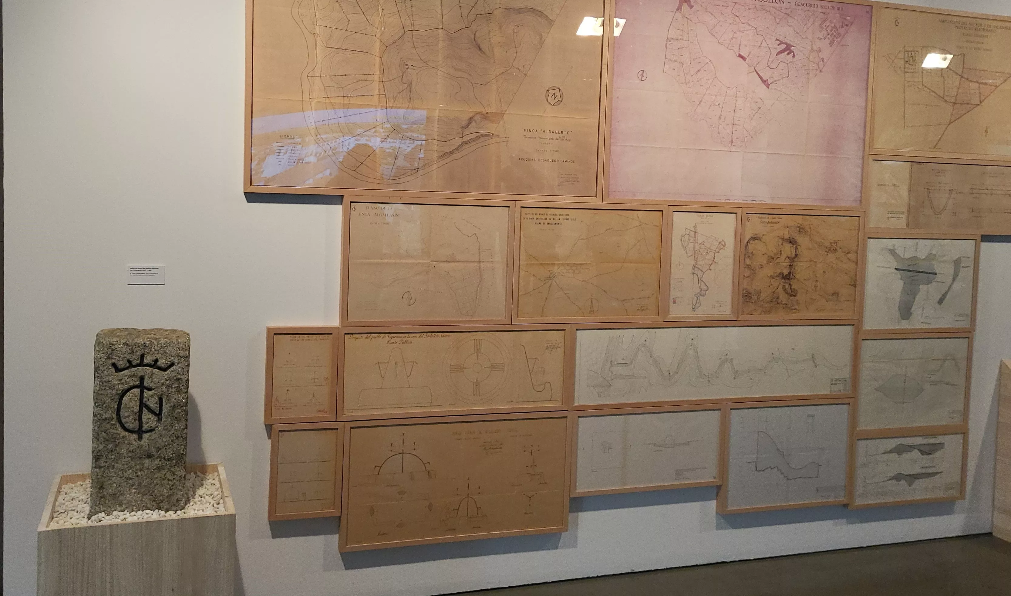 Exposición "Pueblos de colonización. Miradas a un paisaje inventado" en la DPH. Foto Mercedes Manterola