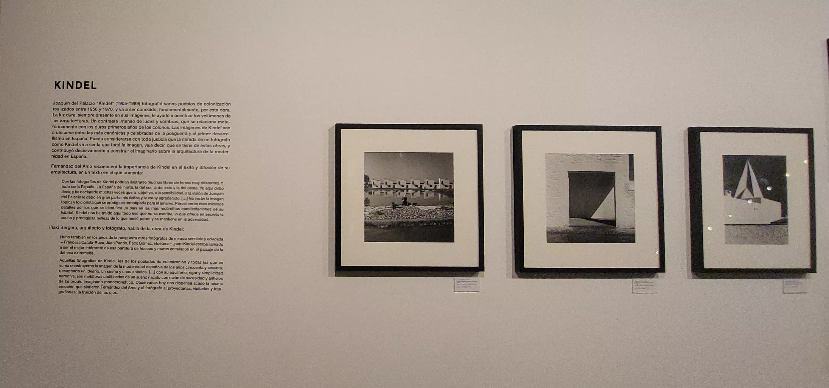 Exposición "Pueblos de colonización. Miradas a un paisaje inventado" en la DPH. Foto Mercedes Manterola