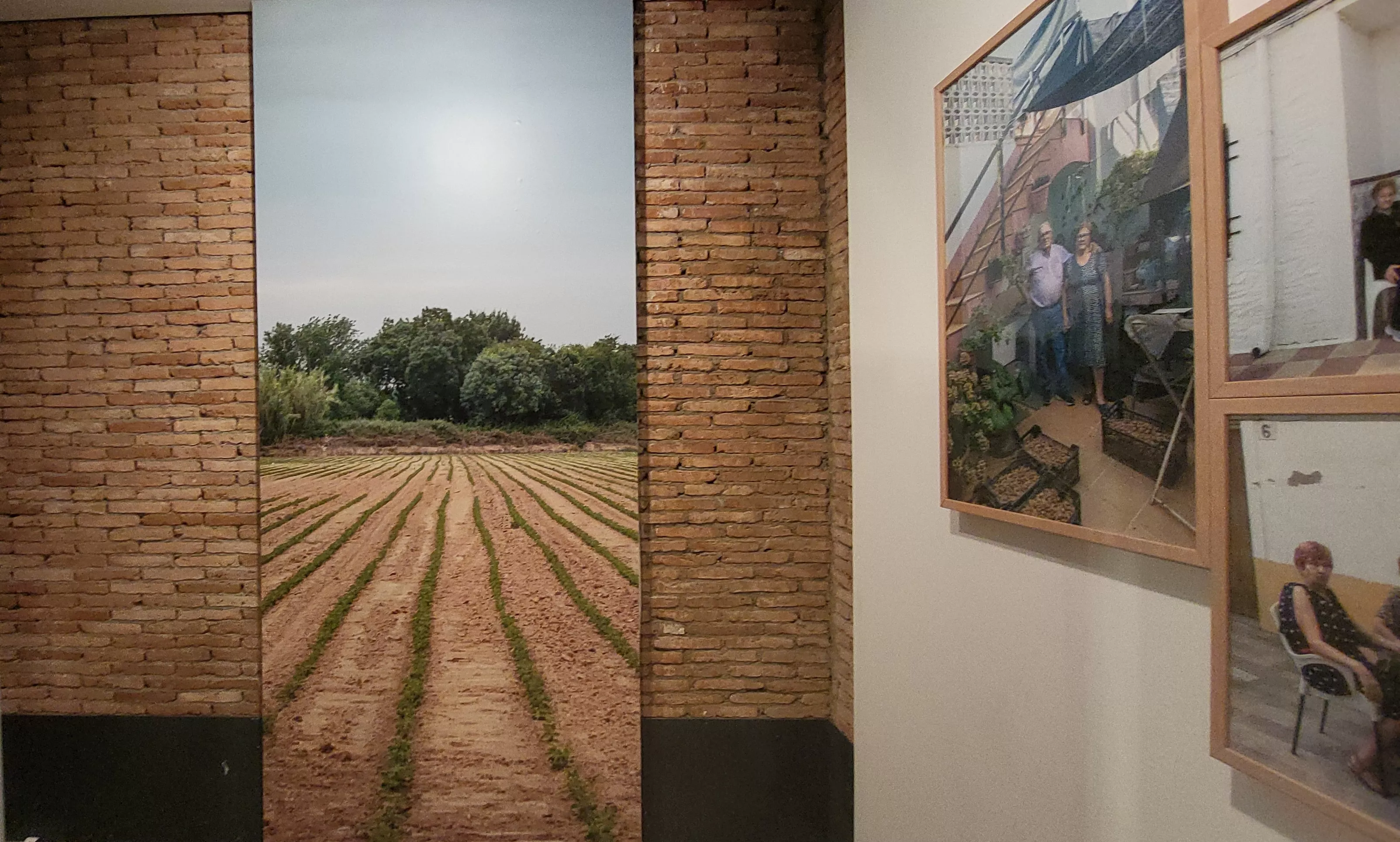 Exposición "Pueblos de colonización. Miradas a un paisaje inventado" en la DPH. Foto Mercedes Manterola