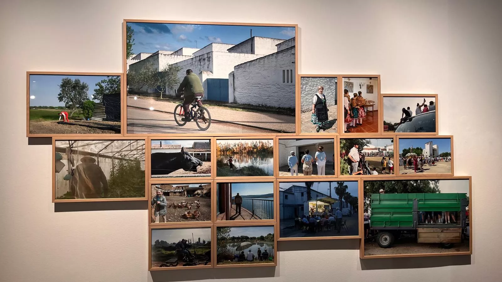 Exposición "Pueblos de colonización. Miradas a un paisaje inventado" en la DPH. Foto Mercedes Manterola