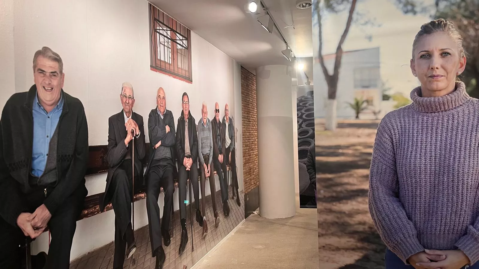 Exposición "Pueblos de colonización. Miradas a un paisaje inventado" en la DPH. Foto Mercedes Manterola