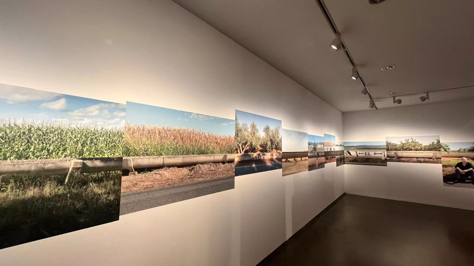 Exposición "Pueblos de colonización. Miradas a un paisaje inventado" en la DPH. Foto Mercedes Manterola