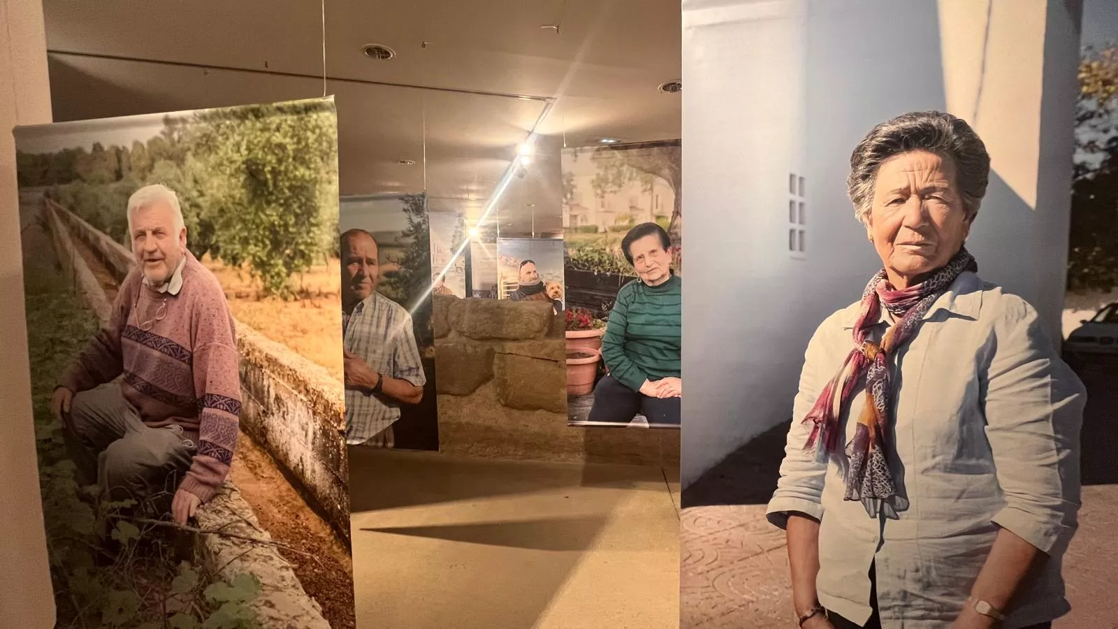 Exposición "Pueblos de colonización. Miradas a un paisaje inventado" en la DPH. Foto Mercedes Manterola