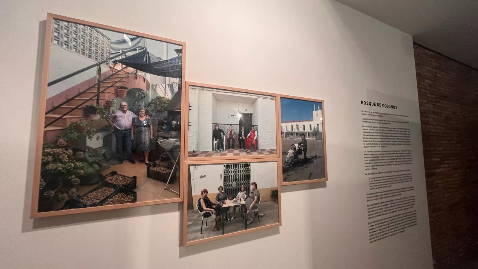 Exposición "Pueblos de colonización. Miradas a un paisaje inventado" en la DPH. Foto Mercedes Manterola