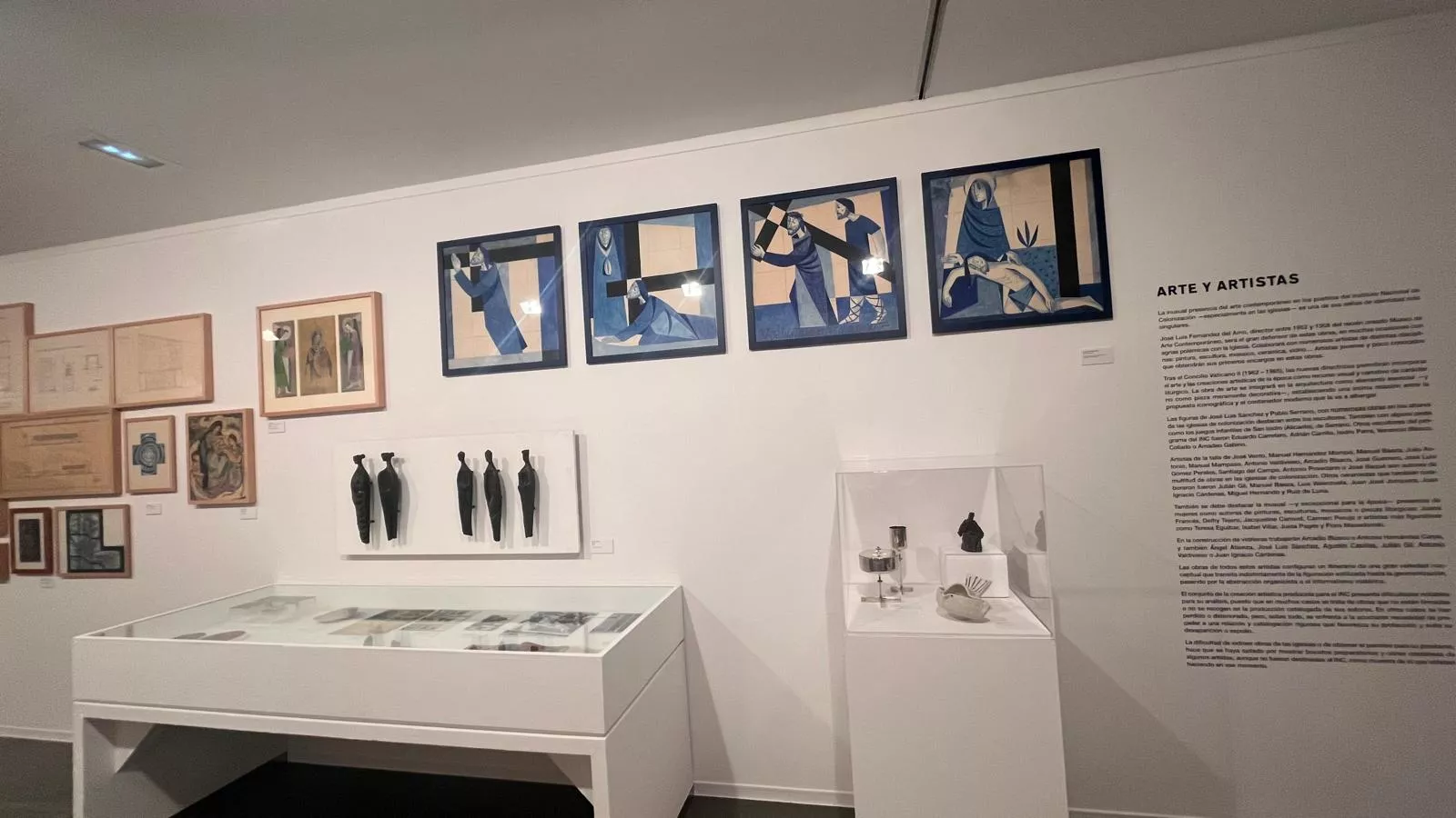 Exposición "Pueblos de colonización. Miradas a un paisaje inventado" en la DPH. Foto Mercedes Manterola