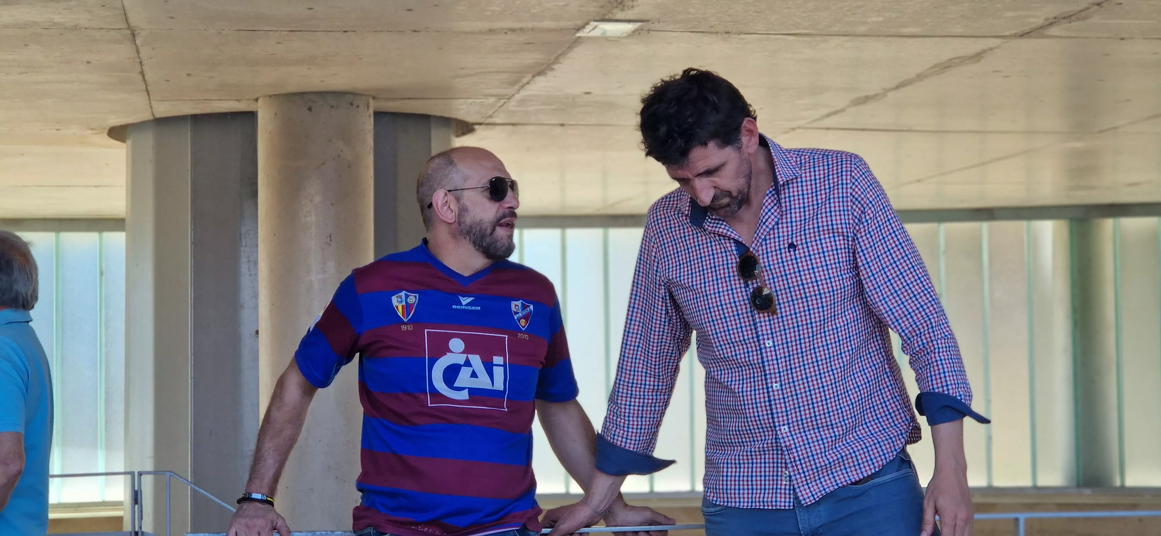 Pedro Pérez Lobe con Dani Oliván. Foto Myriam Martínez