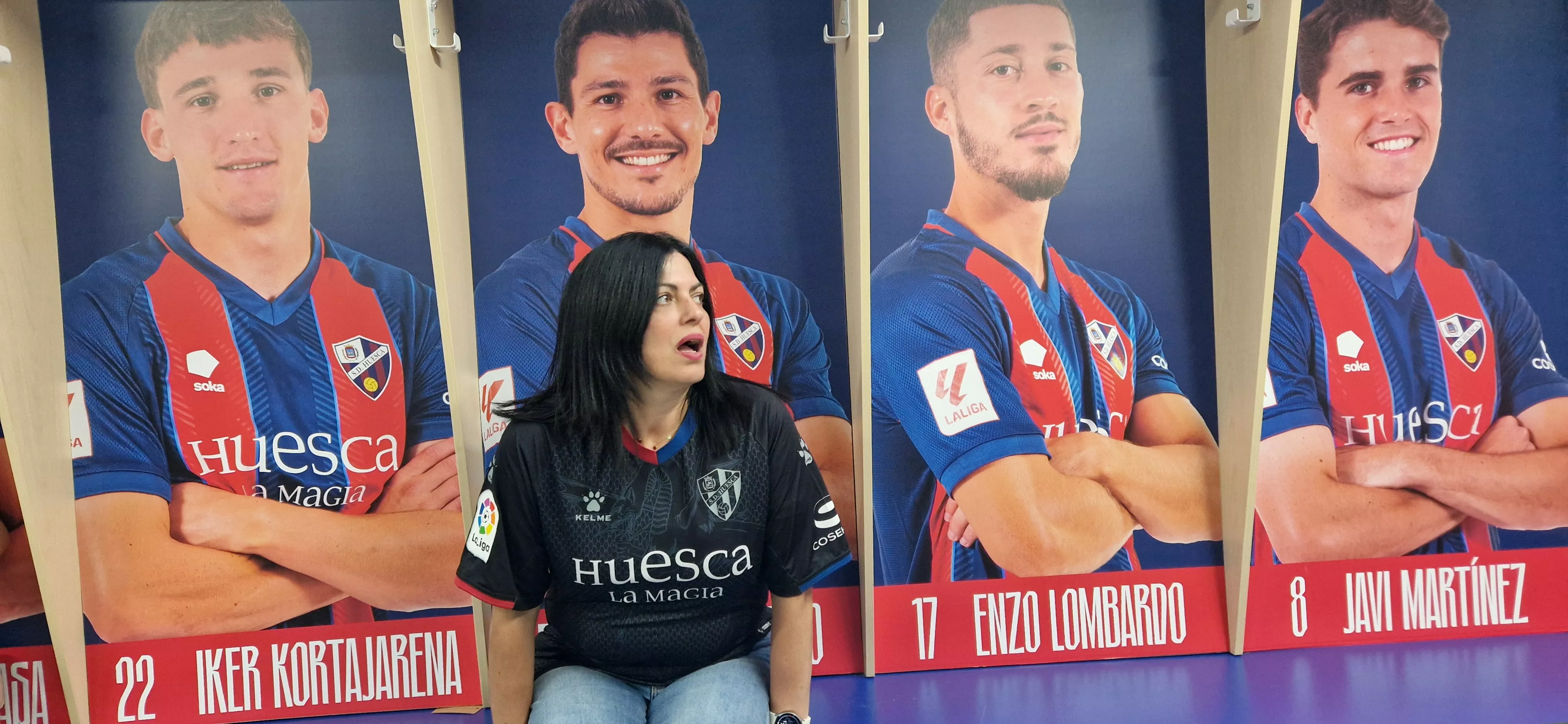 María Pilar Romero, con Lou. Foto Myriam Martínez