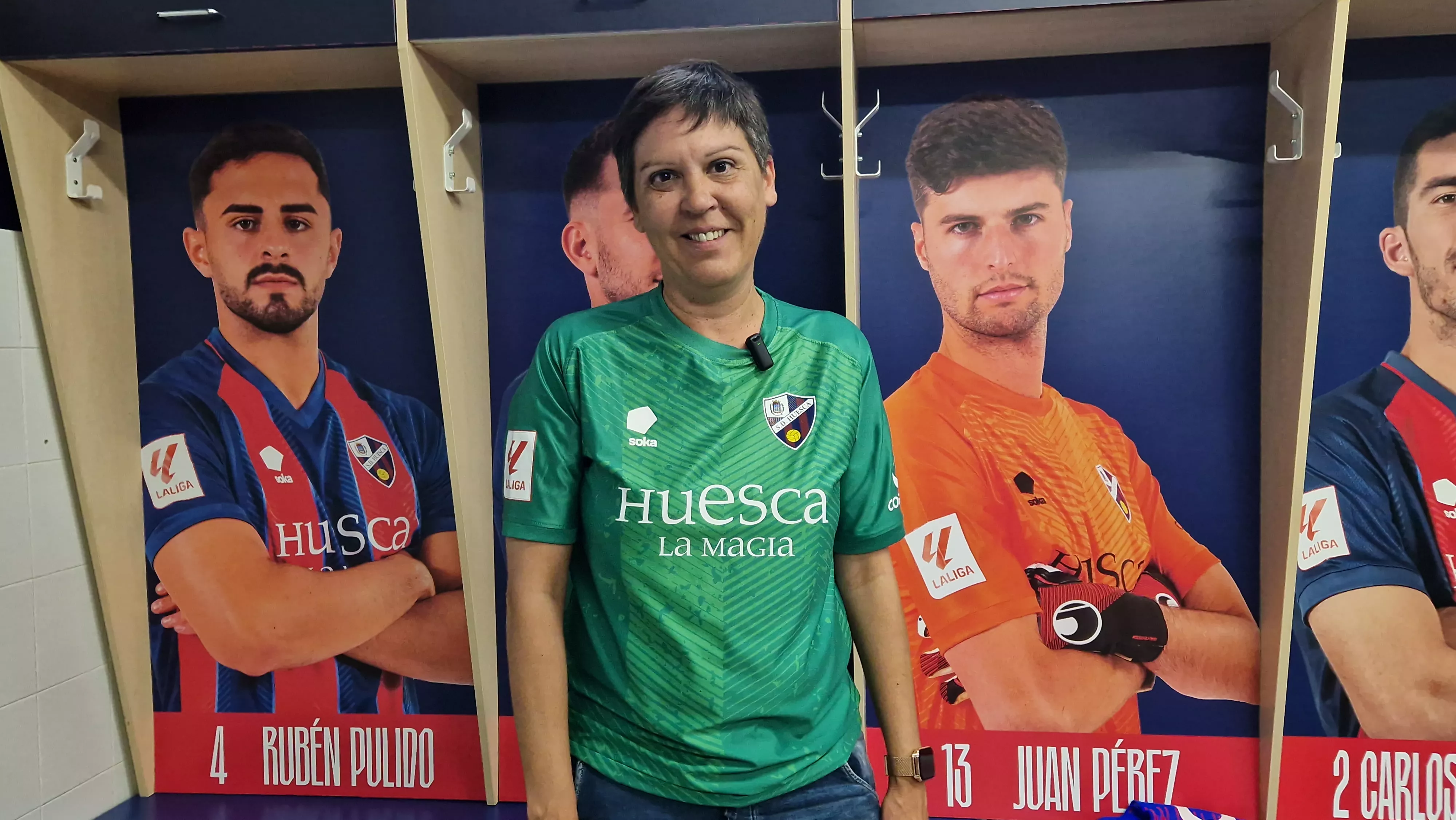 Yolanda Abadía con Juan Pérez. Foto Myriam Martínez