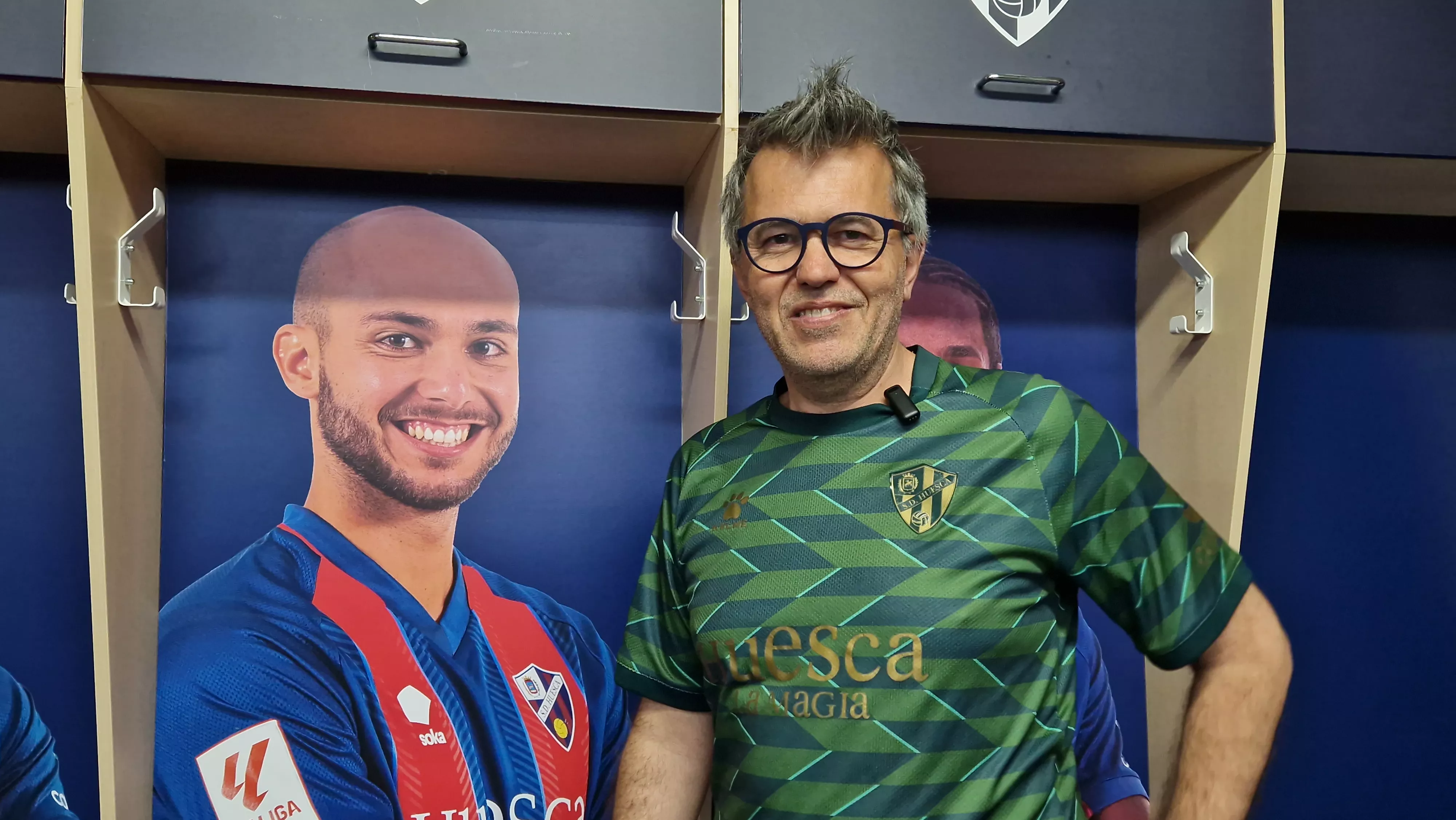 Ismael Crespo con Jeremy Blasco. Foto Myriam Martínez