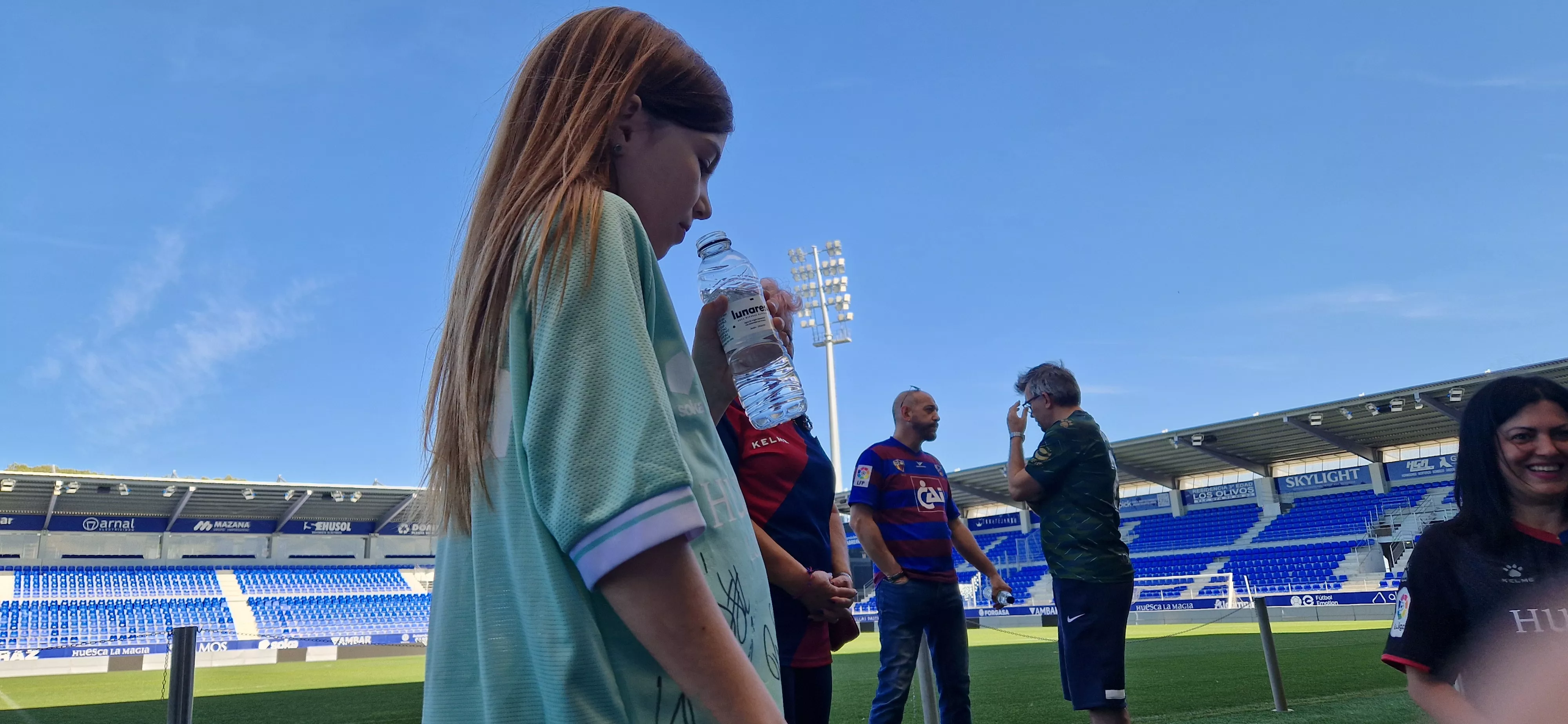 Campaña "¡Huesca, sí se puede!" con el objetivo cumplido. Foto Myriam Martínez