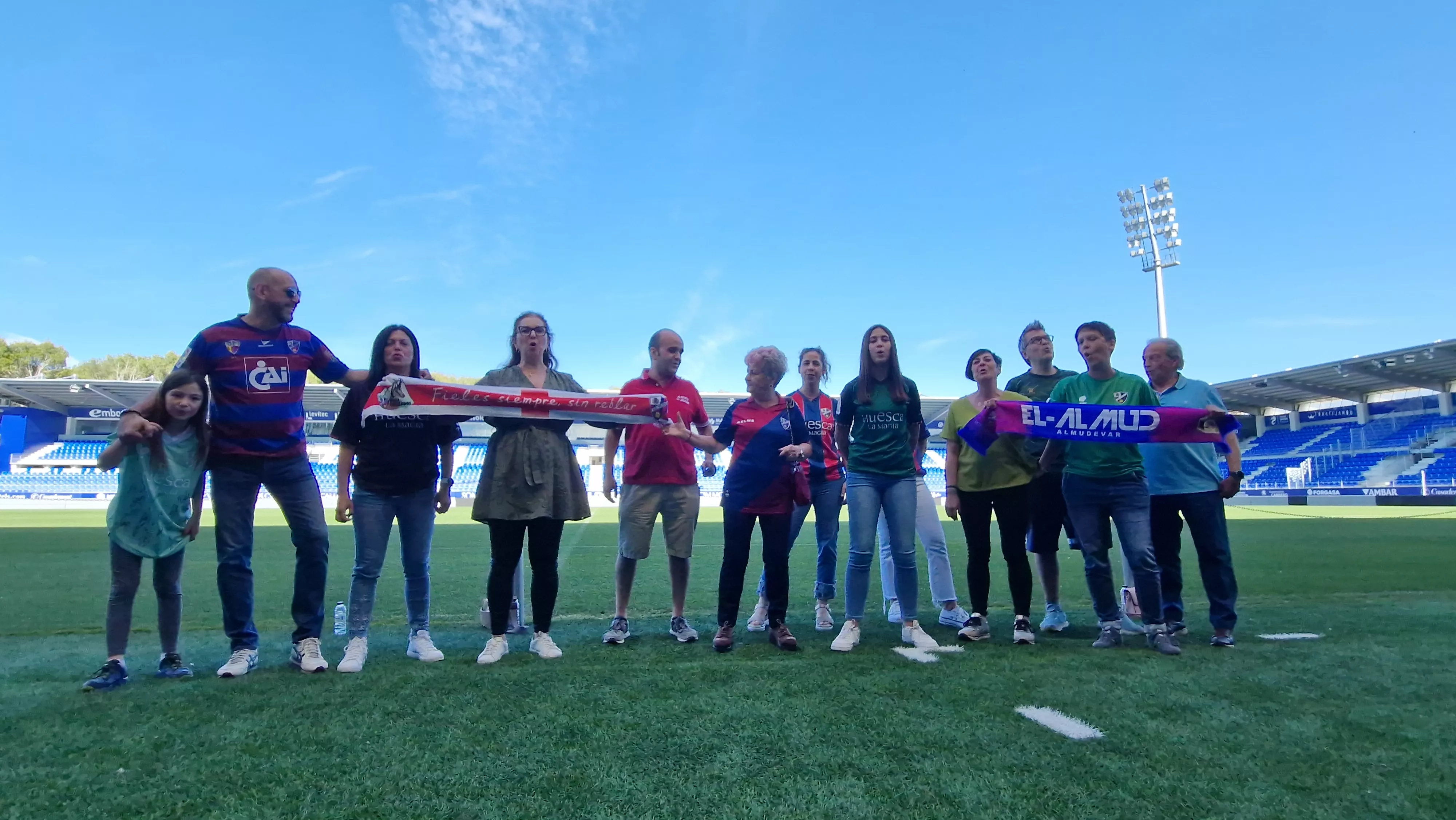 Campaña "¡Huesca, sí se puede!" con el objetivo cumplido. Foto Myriam Martínez
