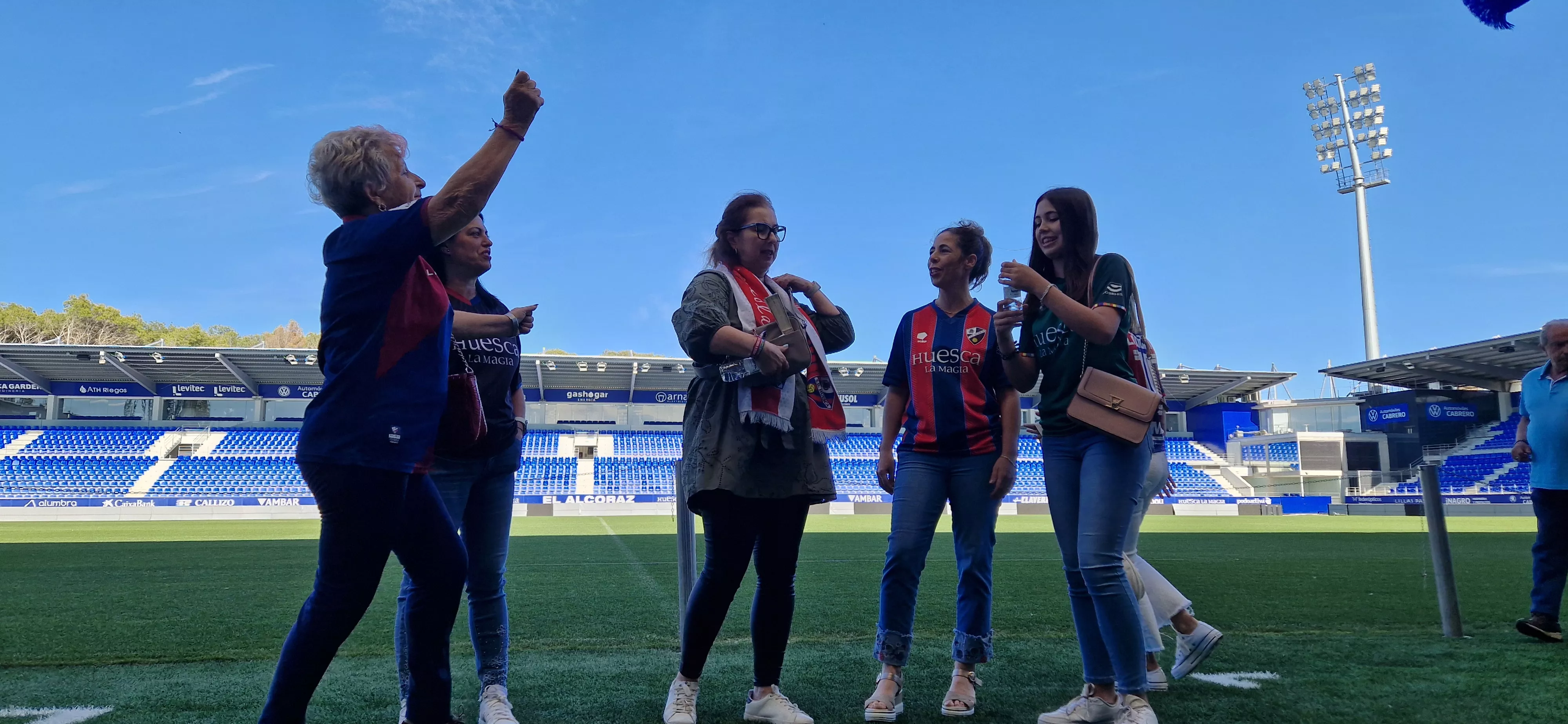 Campaña "¡Huesca, sí se puede!" con el objetivo cumplido. Foto Myriam Martínez