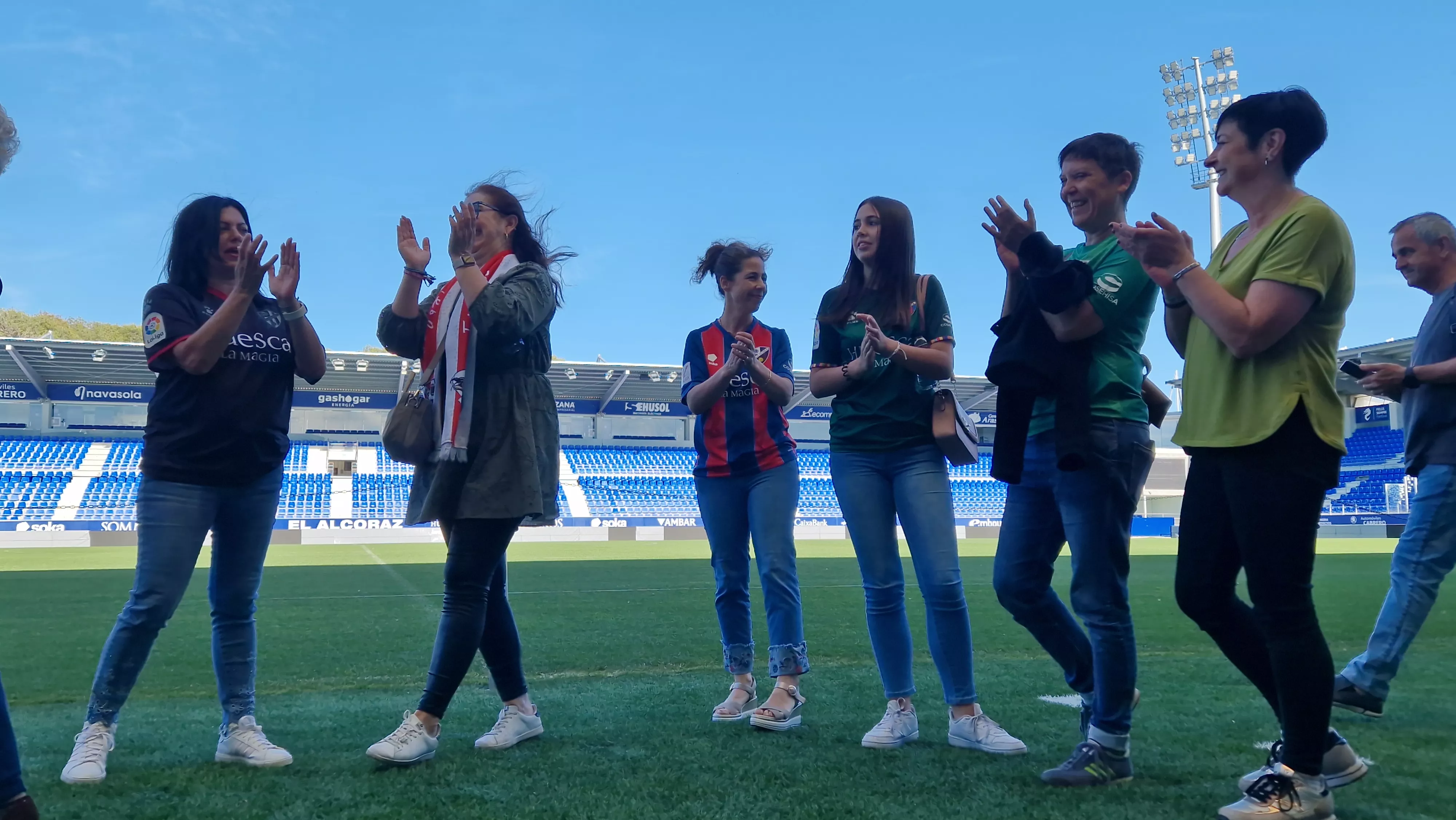 Campaña "¡Huesca, sí se puede!" con el objetivo cumplido. Foto Myriam Martínez