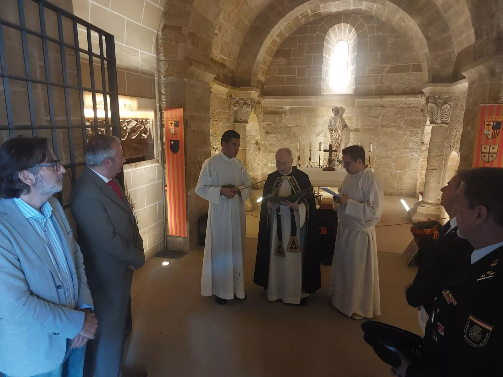 Homenaje a los Reyes Alfonso y Ramiro en San Pedro el Viejo