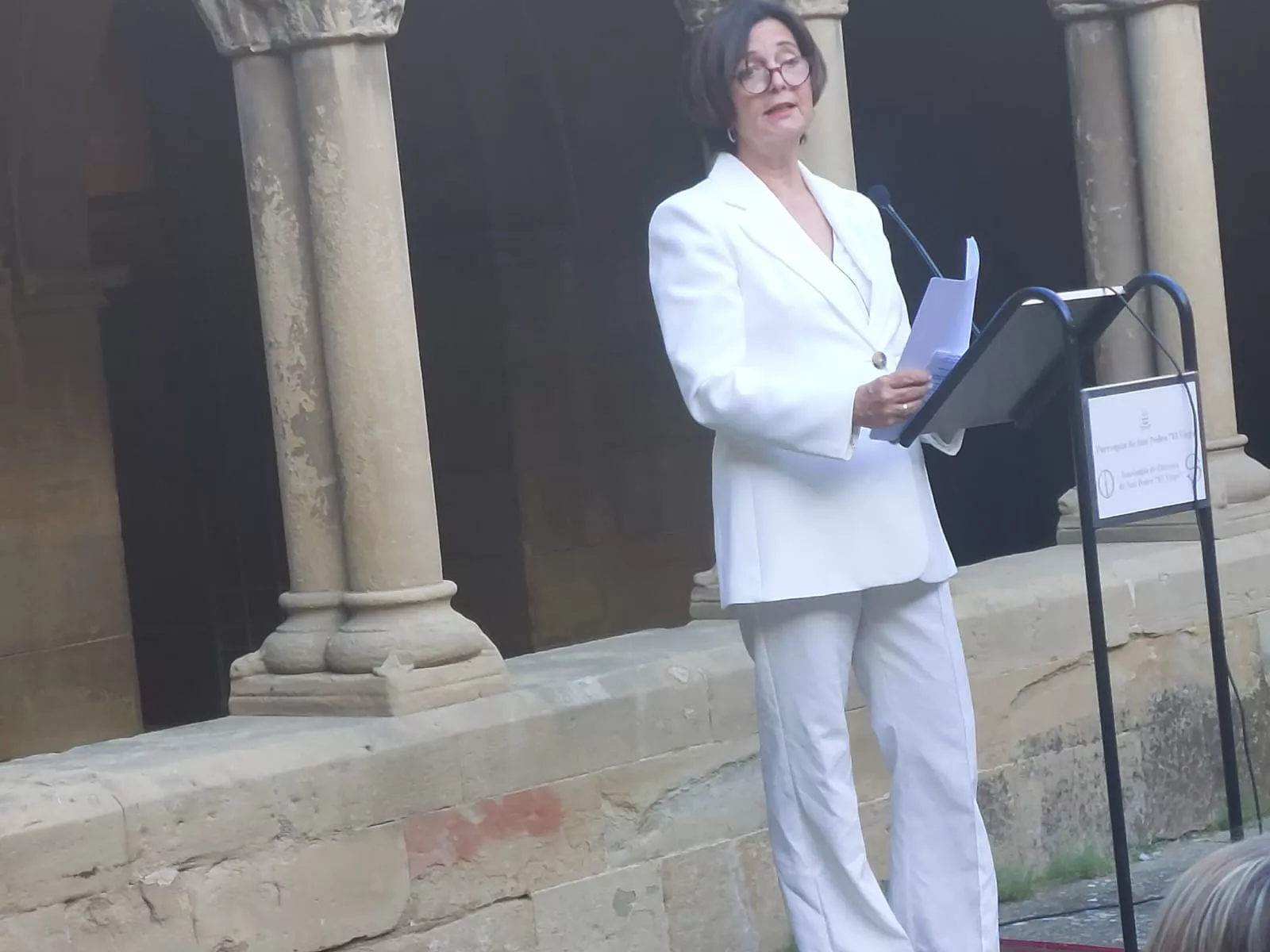 Homenaje a los Reyes Alfonso y Ramiro en San Pedro el Viejo