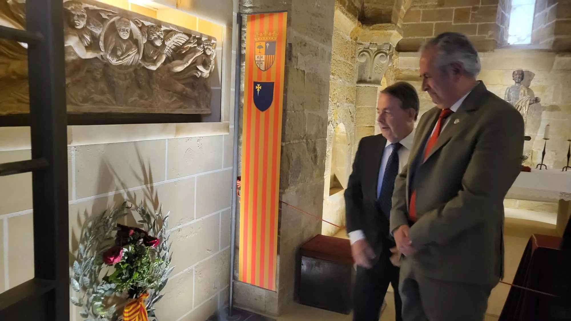 Homenaje a los Reyes Alfonso y Ramiro en San Pedro el Viejo