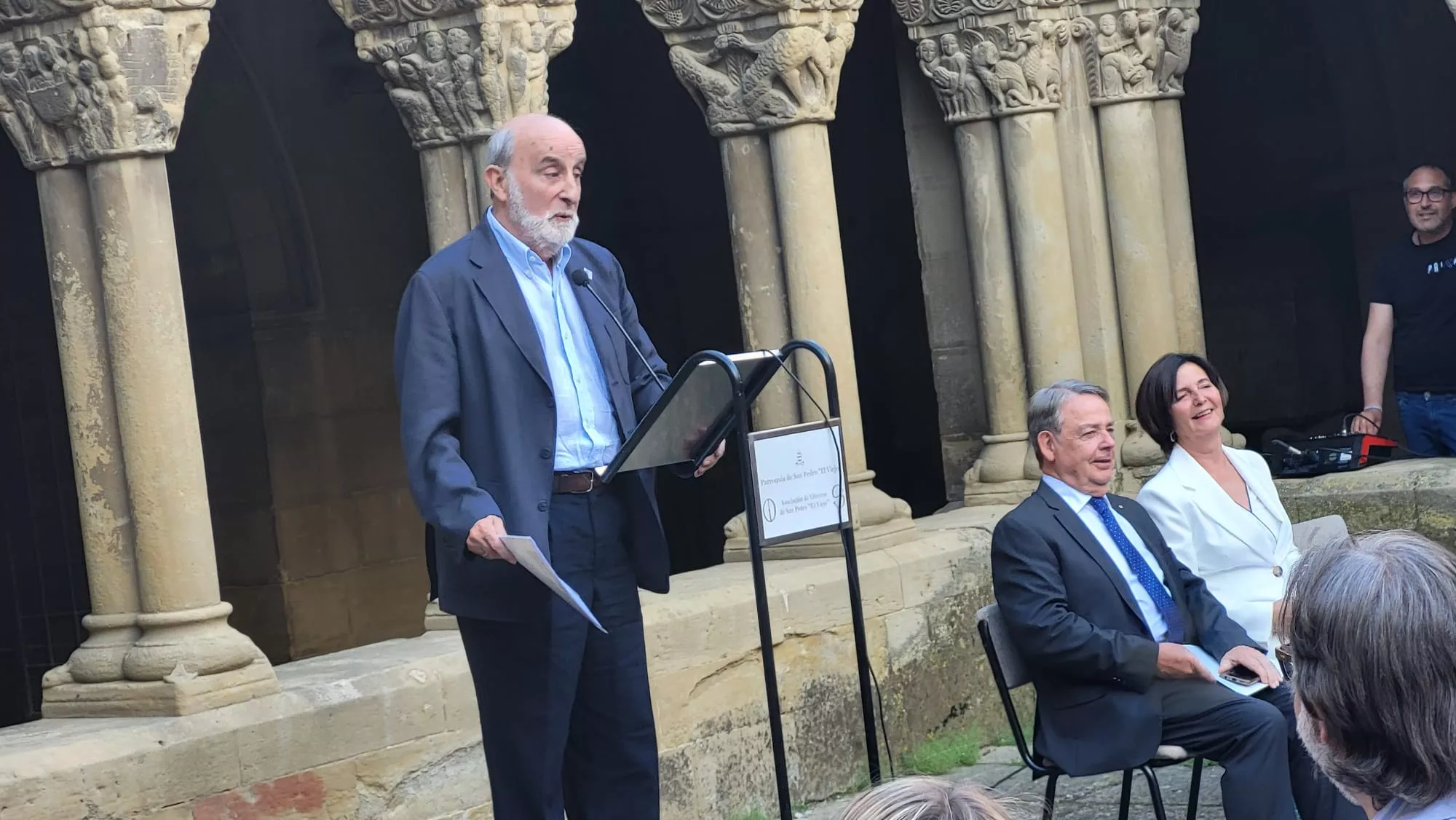 Homenaje a los Reyes Alfonso y Ramiro en San Pedro el Viejo