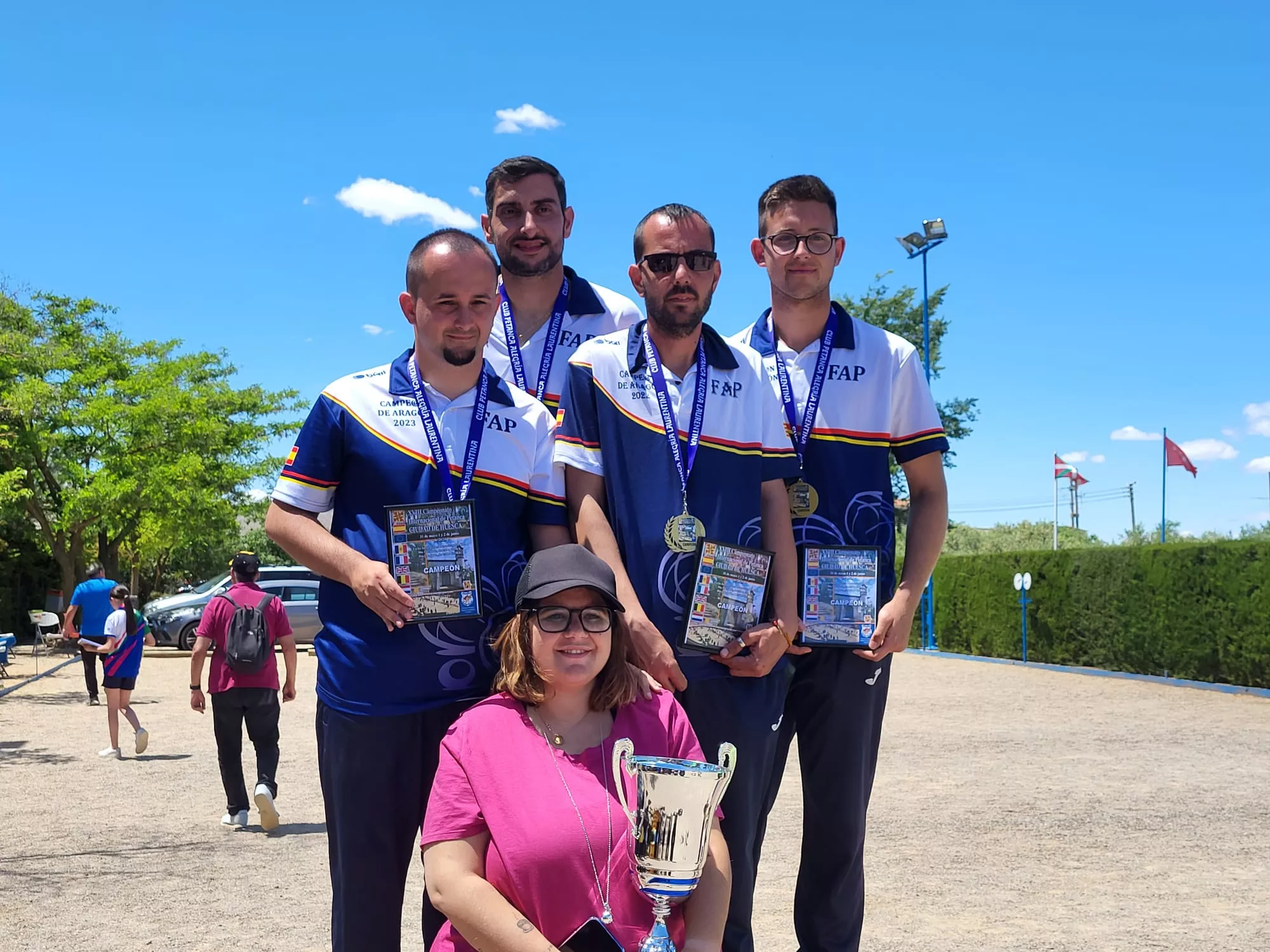 Ganadores del torneo masculino, CP Zaragoza. Foto: Adri Mora