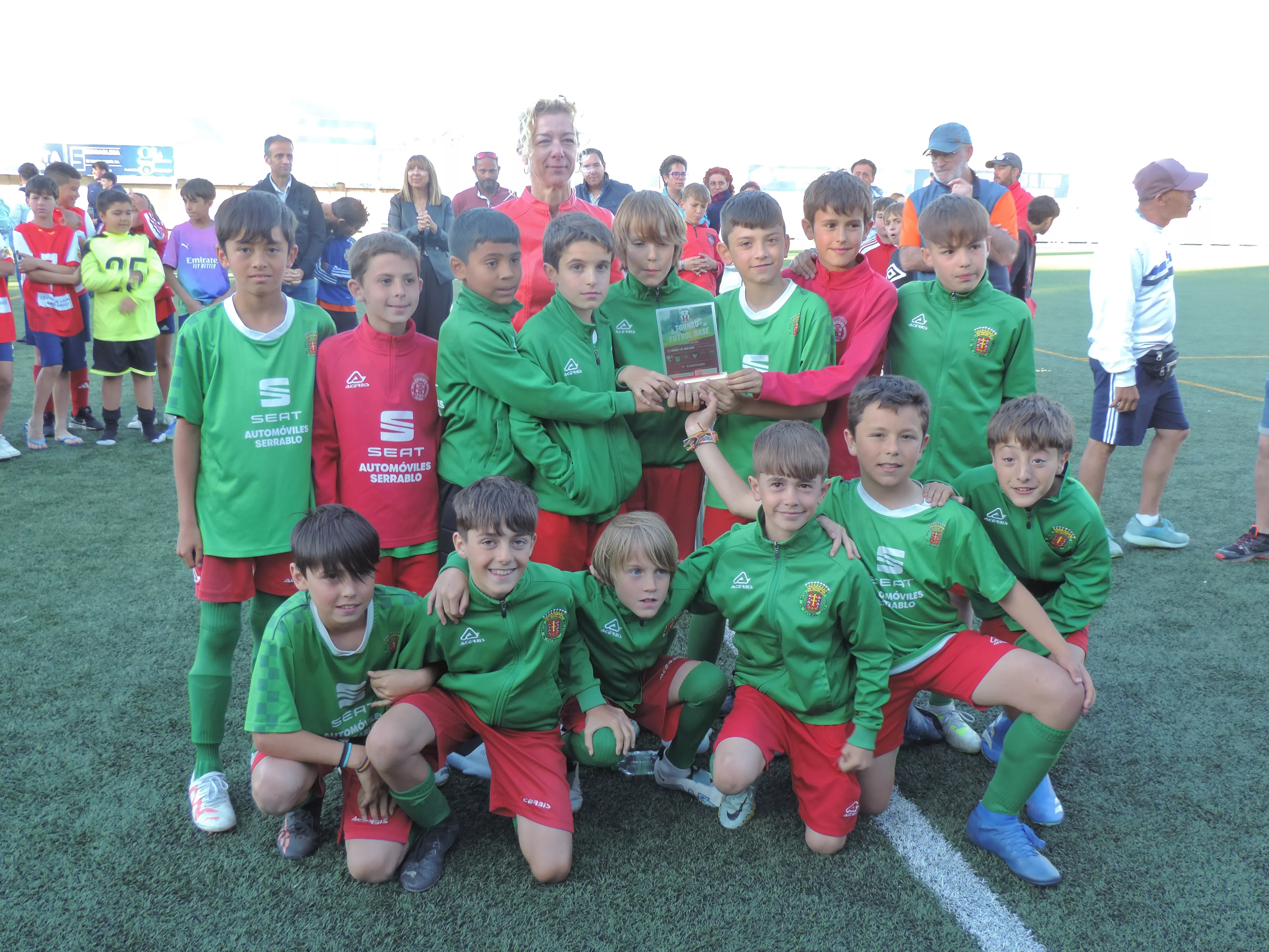 SUBCAMPEON ALEVIN, JACETANO.  Foto: Andrés Alcaraz.